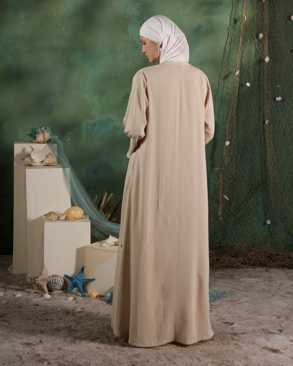 Solara Abaya | Light Beige