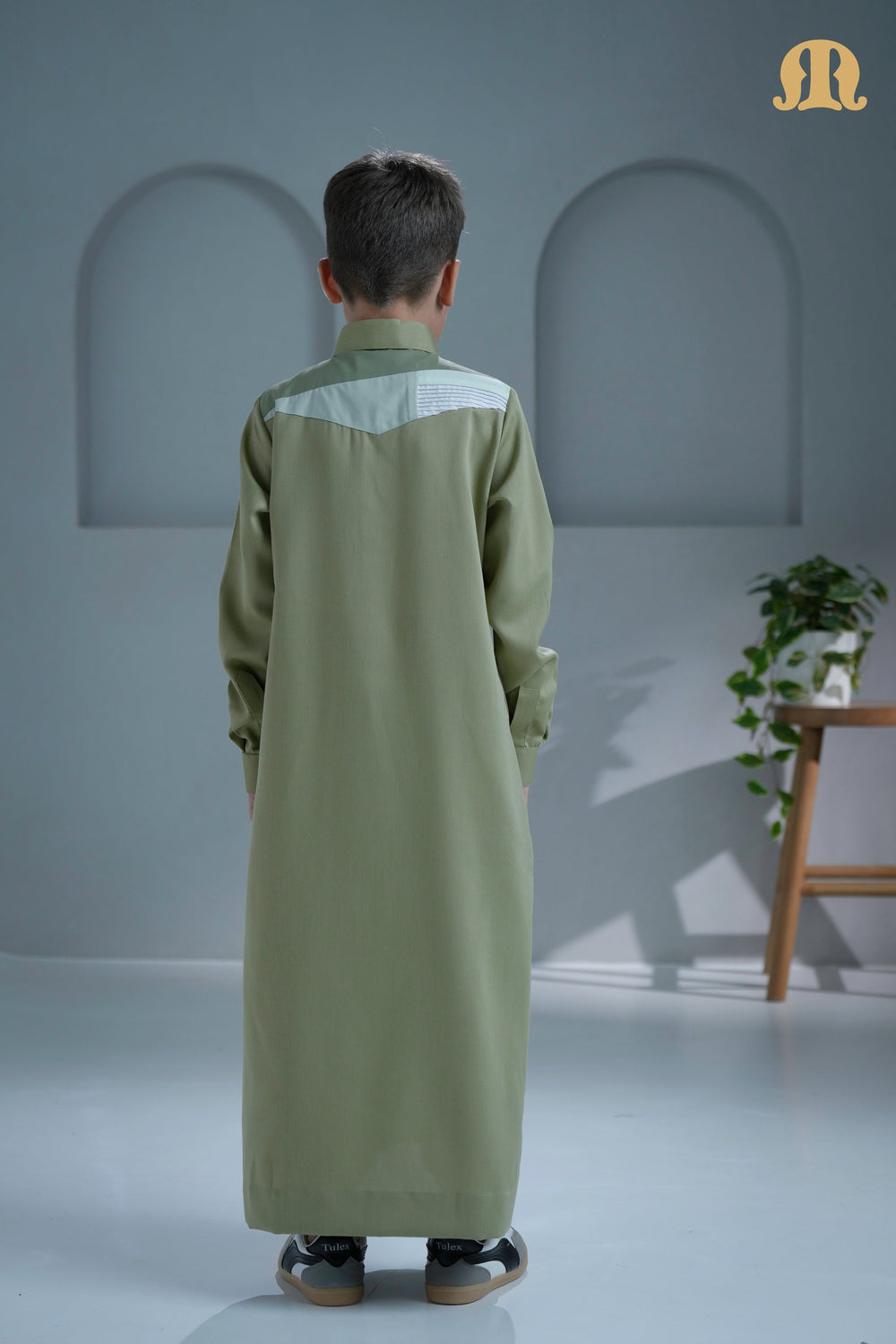 Logi L Green Thobe For Boys