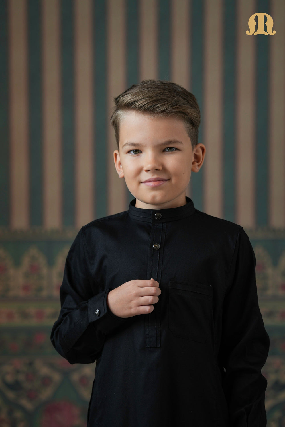 Terfi Kali Kurta Black 2.0 For Kids