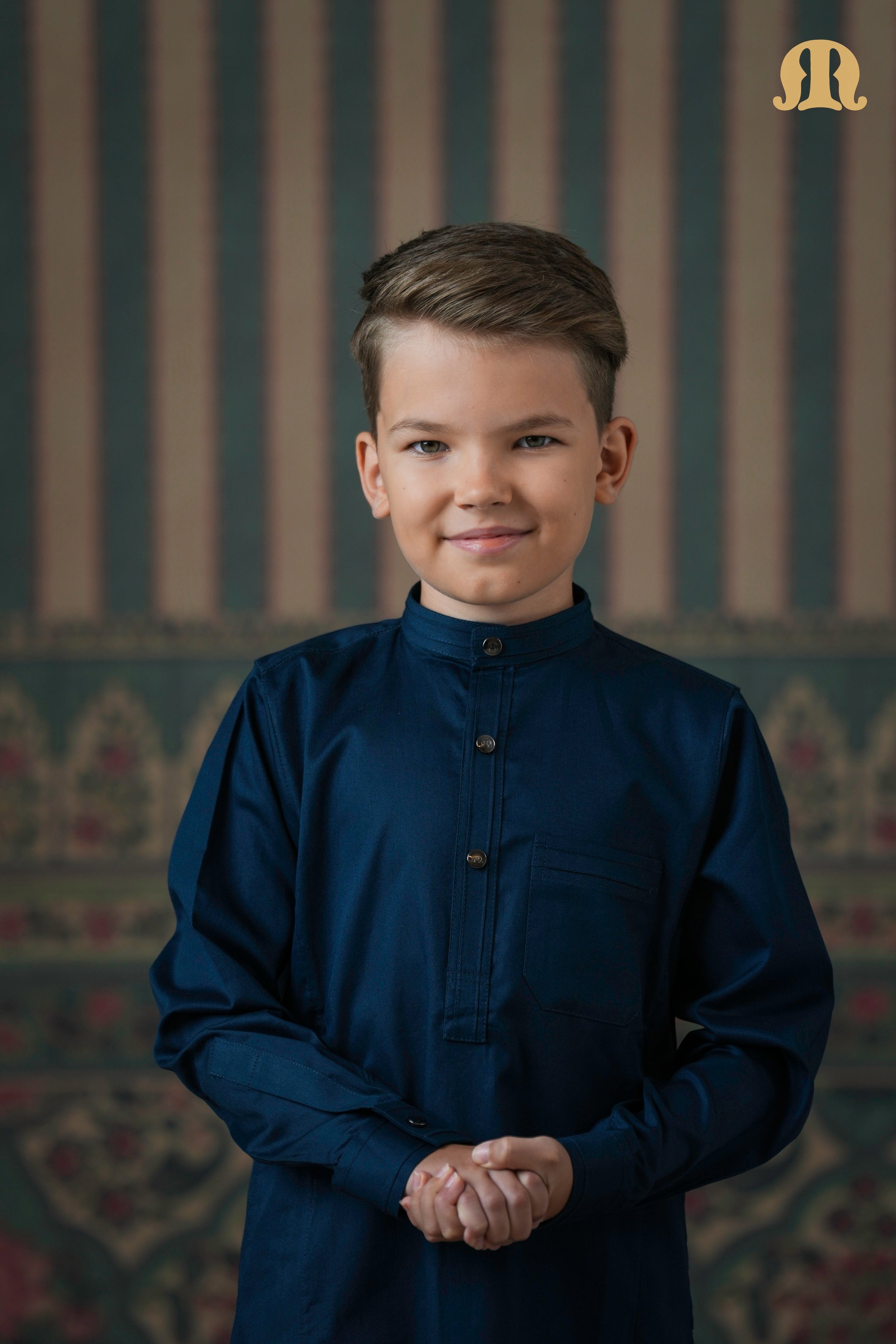 Terfi Kali Kurta Blue 2.0 For Kids