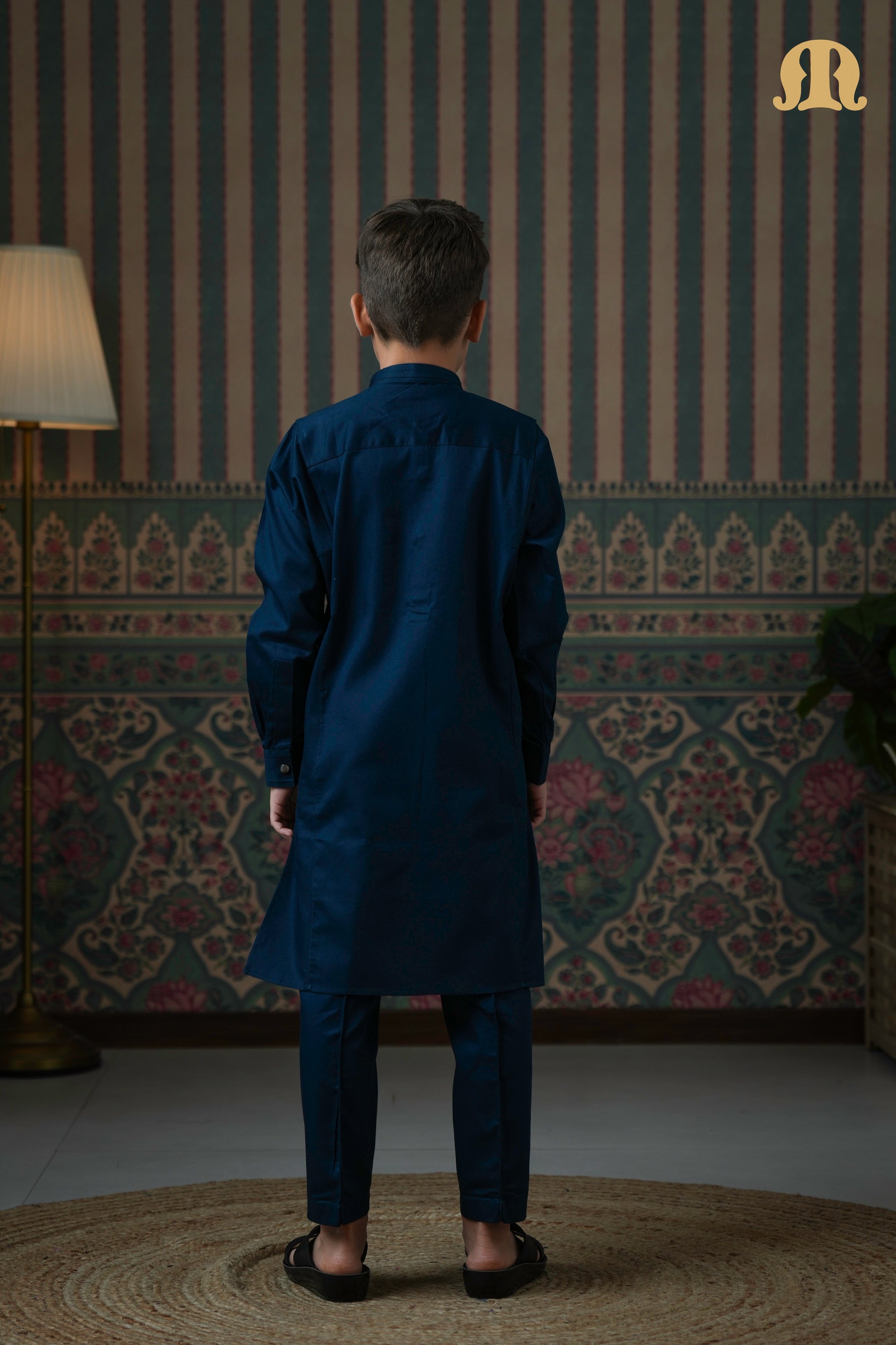 Terfi Kali Kurta Blue 2.0 For Kids