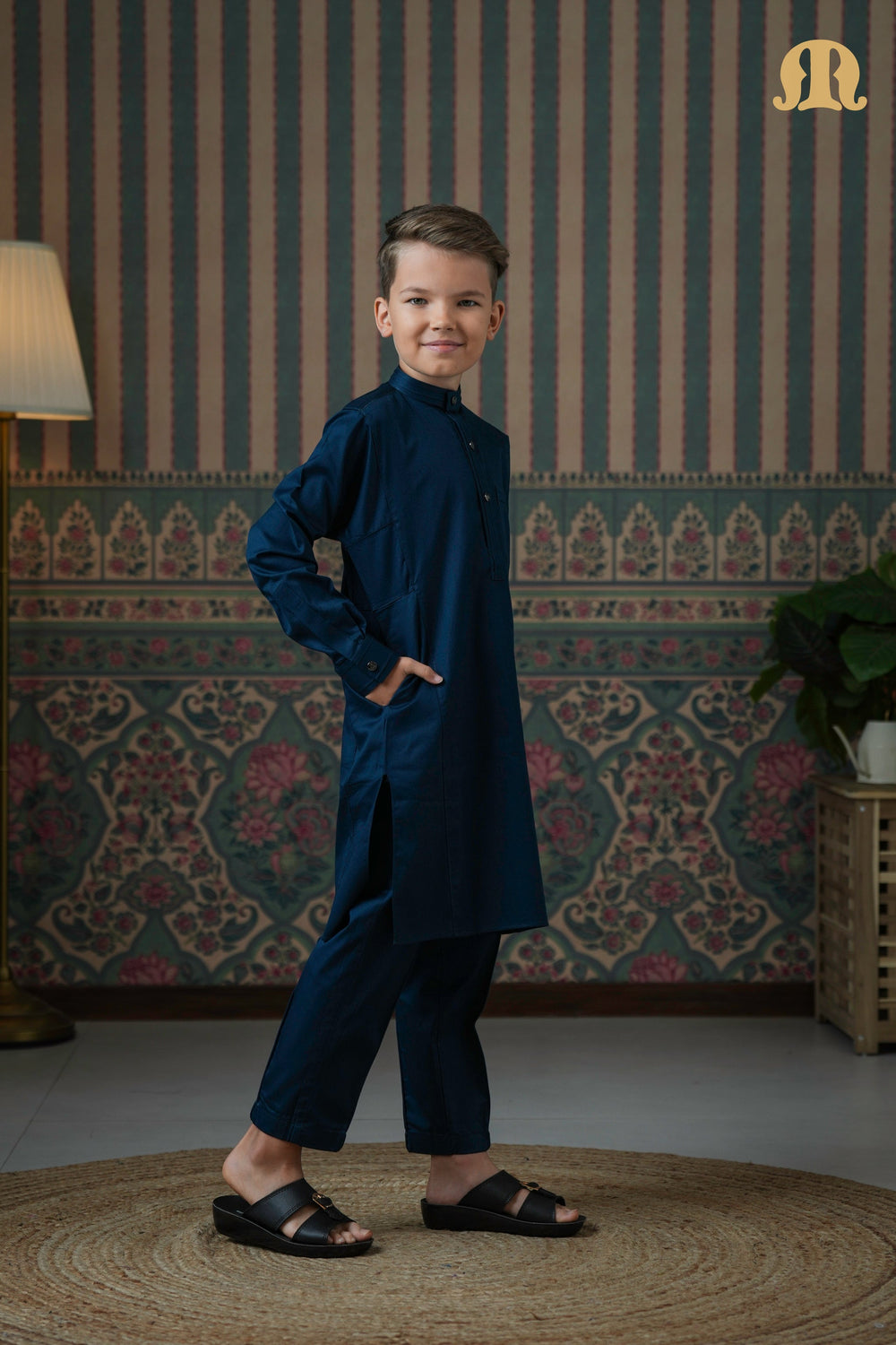 Terfi Kali Kurta Blue 2.0 For Kids