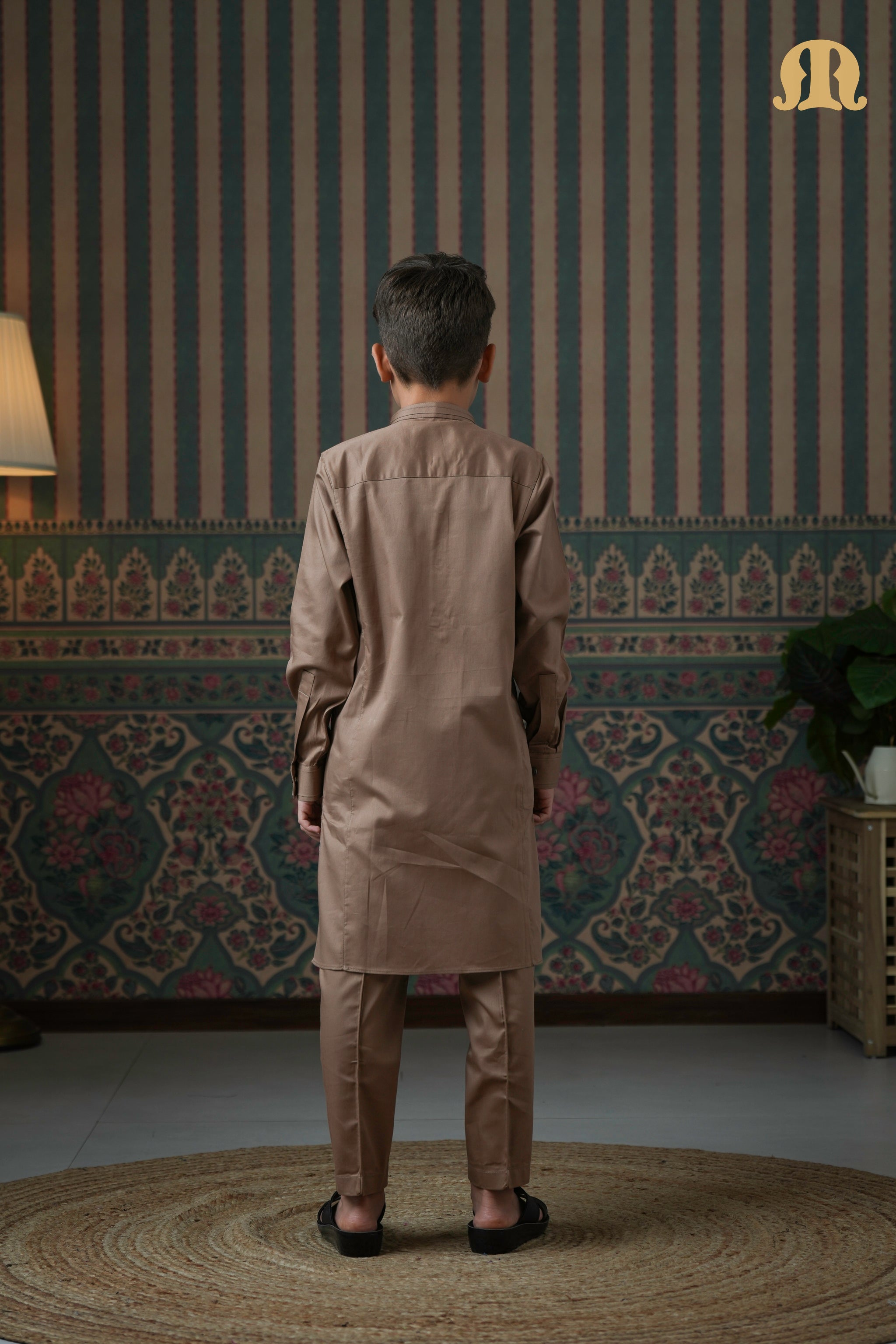 Terfi Kali Kurta Brown 2.0 For Kids