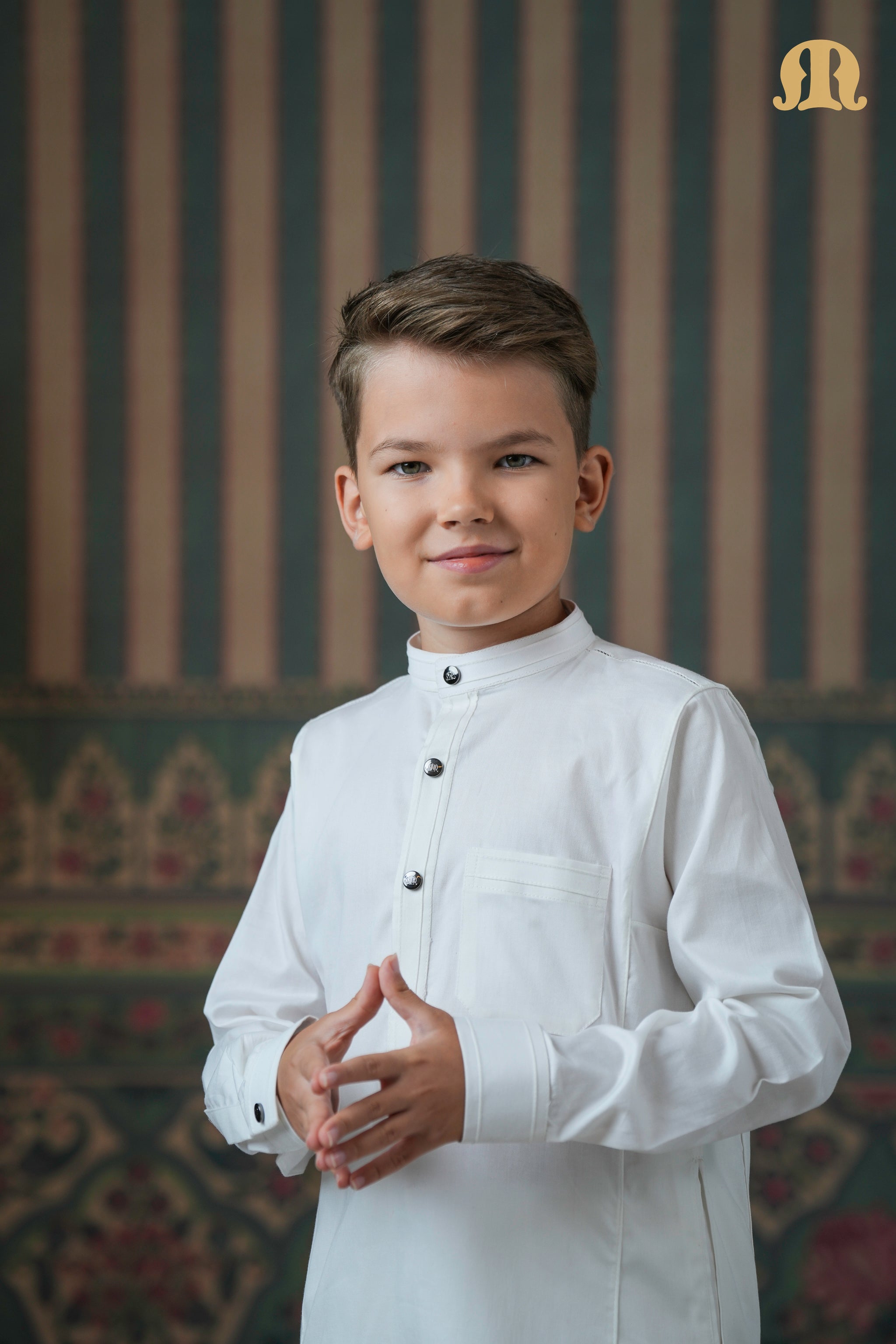 Terfi Kali Kurta White 2.0 For Kids