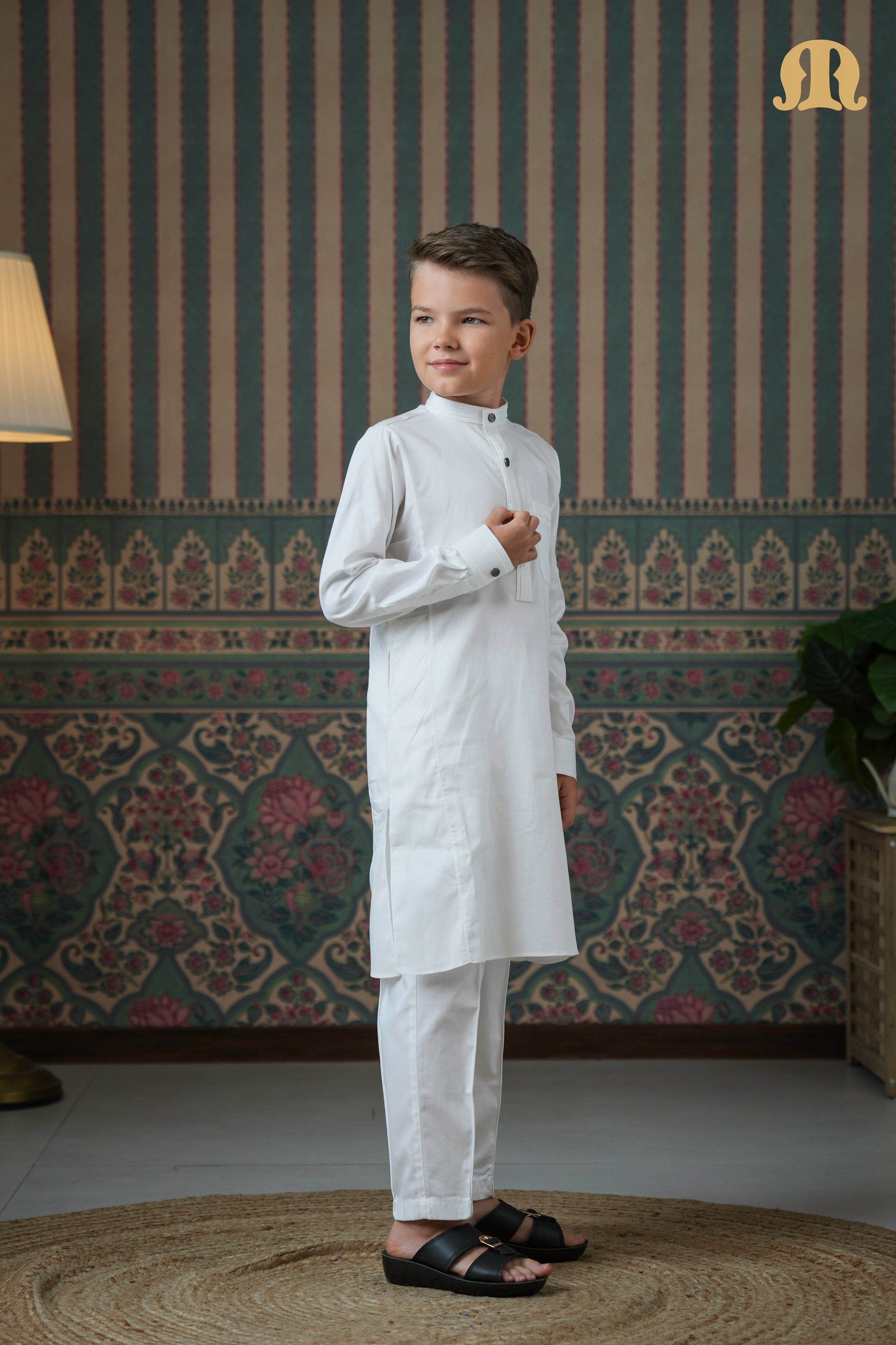 Terfi Kali Kurta White 2.0 For Kids