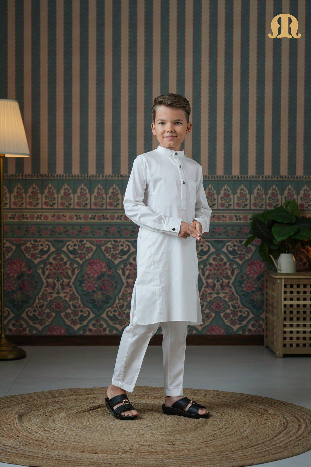 Terfi Kali Kurta White 2.0 For Kids