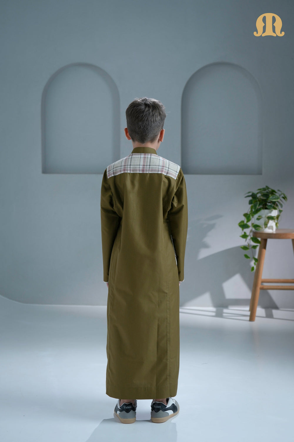 Tinmer Brown Thobe For Boys
