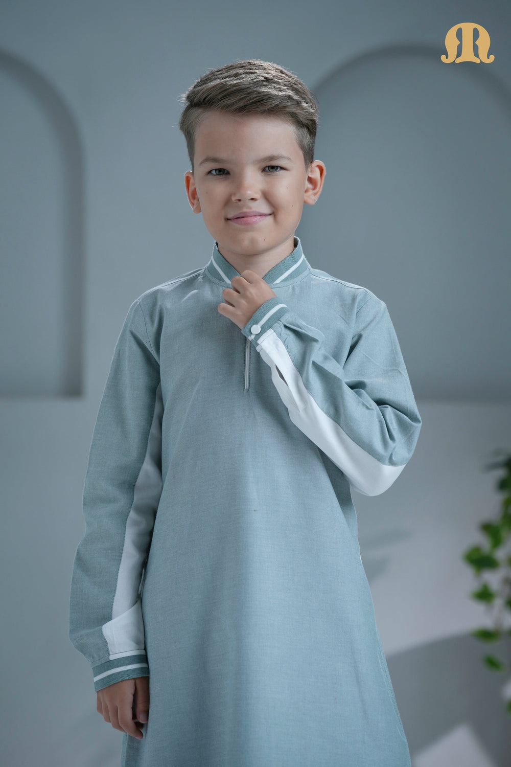 Delort Green Thobe for Kids