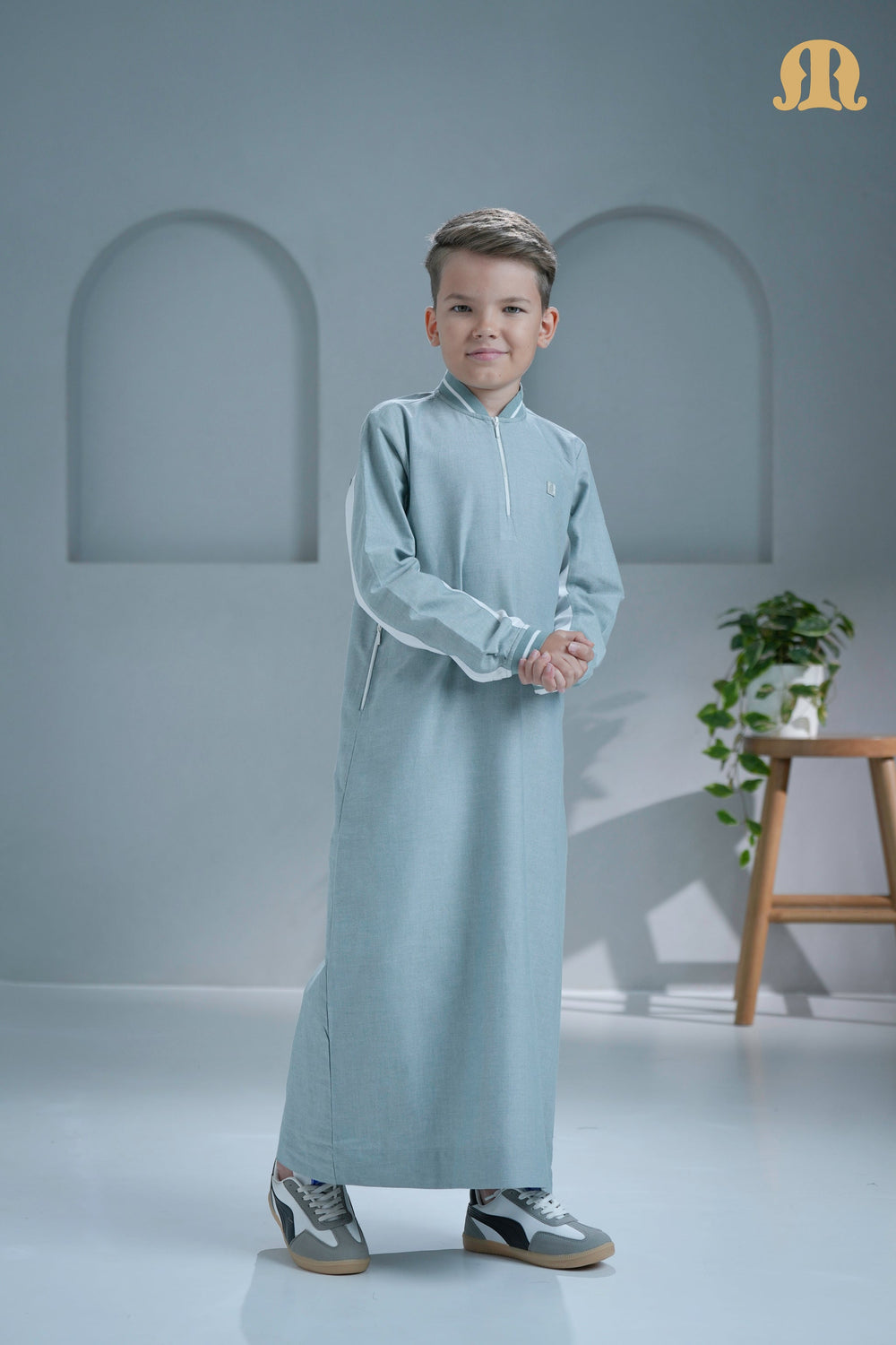 Delort Green Thobe for Kids