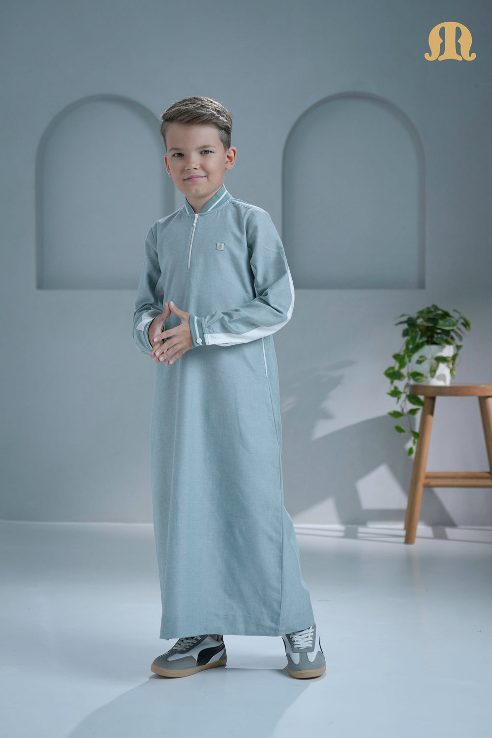 Delort Green Thobe For Boys