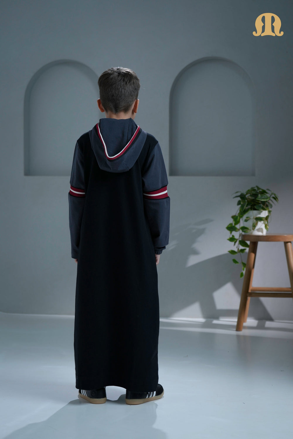 Fontaine Knitted Hoodie Thobe For Boys