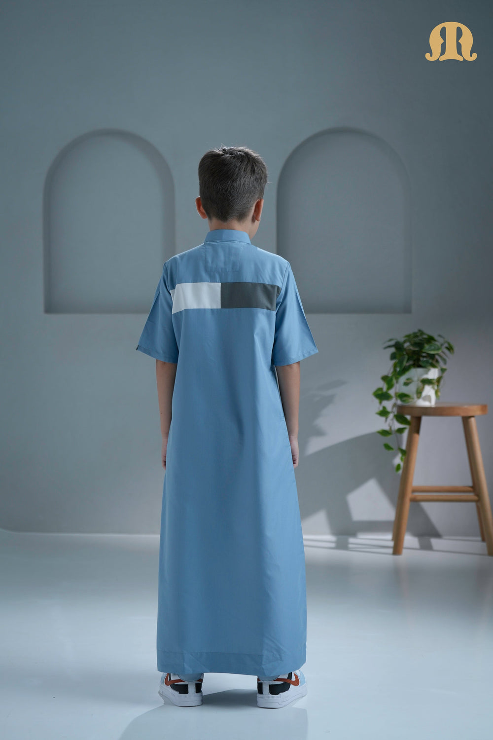 Kostas Half Sleeve Thobe For Boys