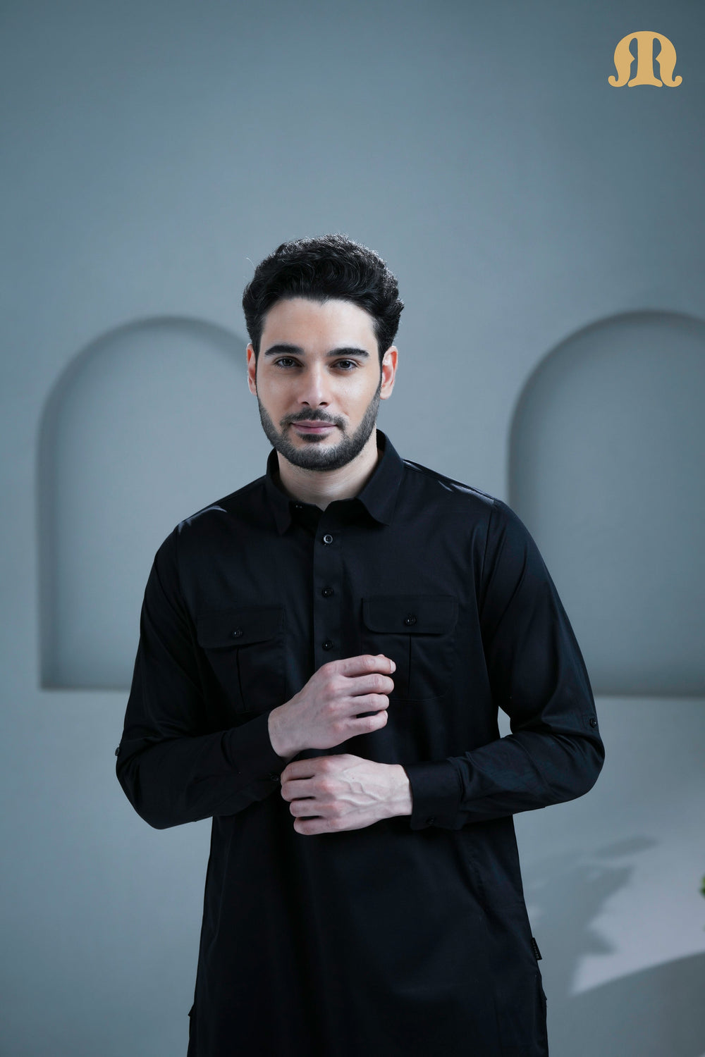 Tunban Pathani Black for Men