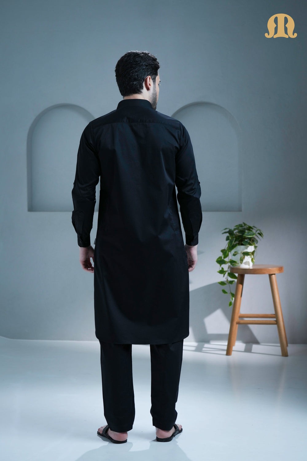 Tunban Pathani Black for Men