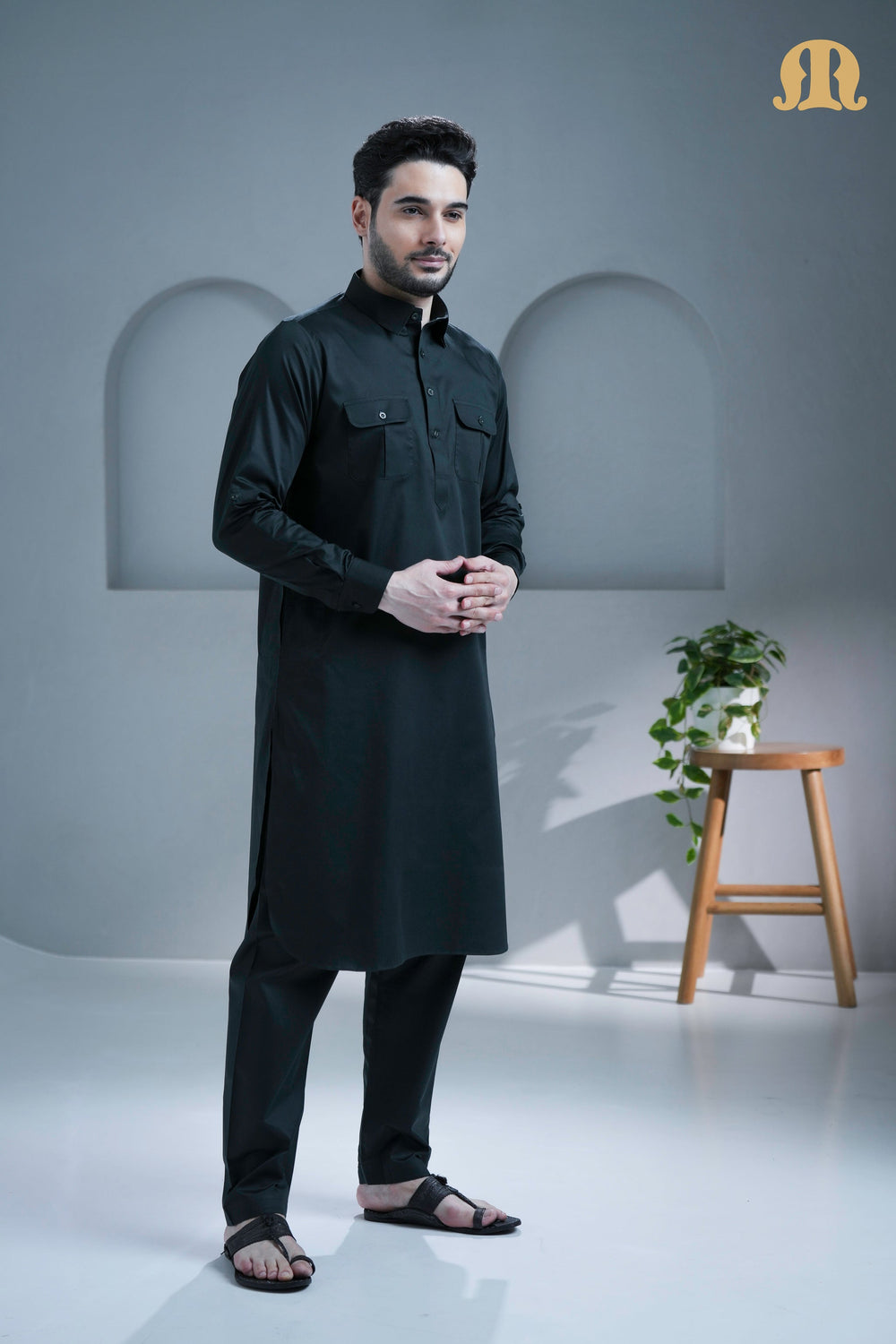 Tunban Pathani D Green for Men