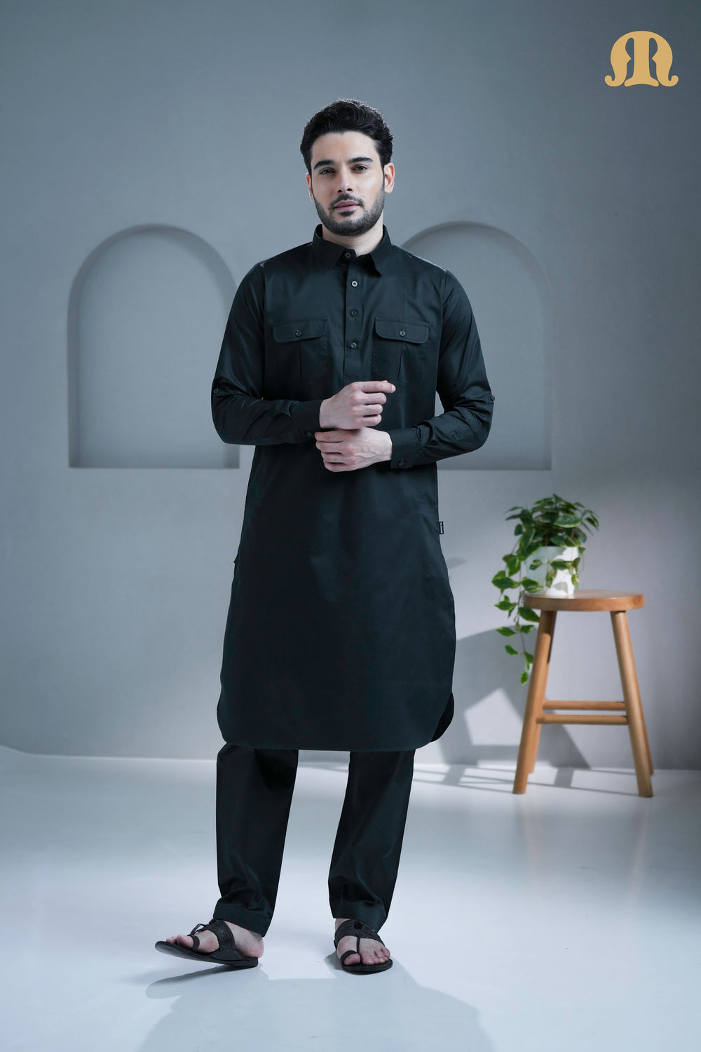 Tunban Pathani D Green for Men