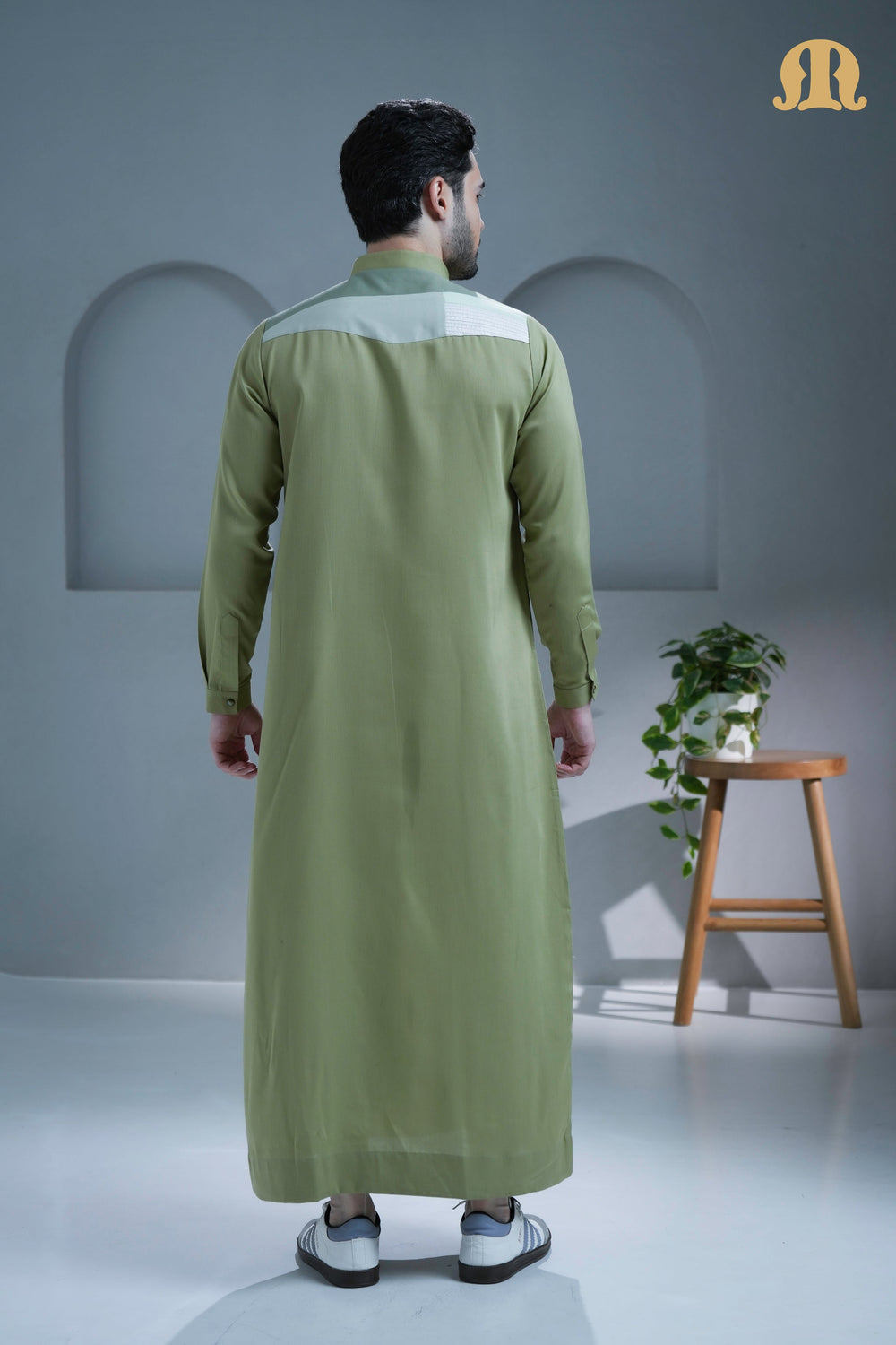 Logi Green Thobe For Men