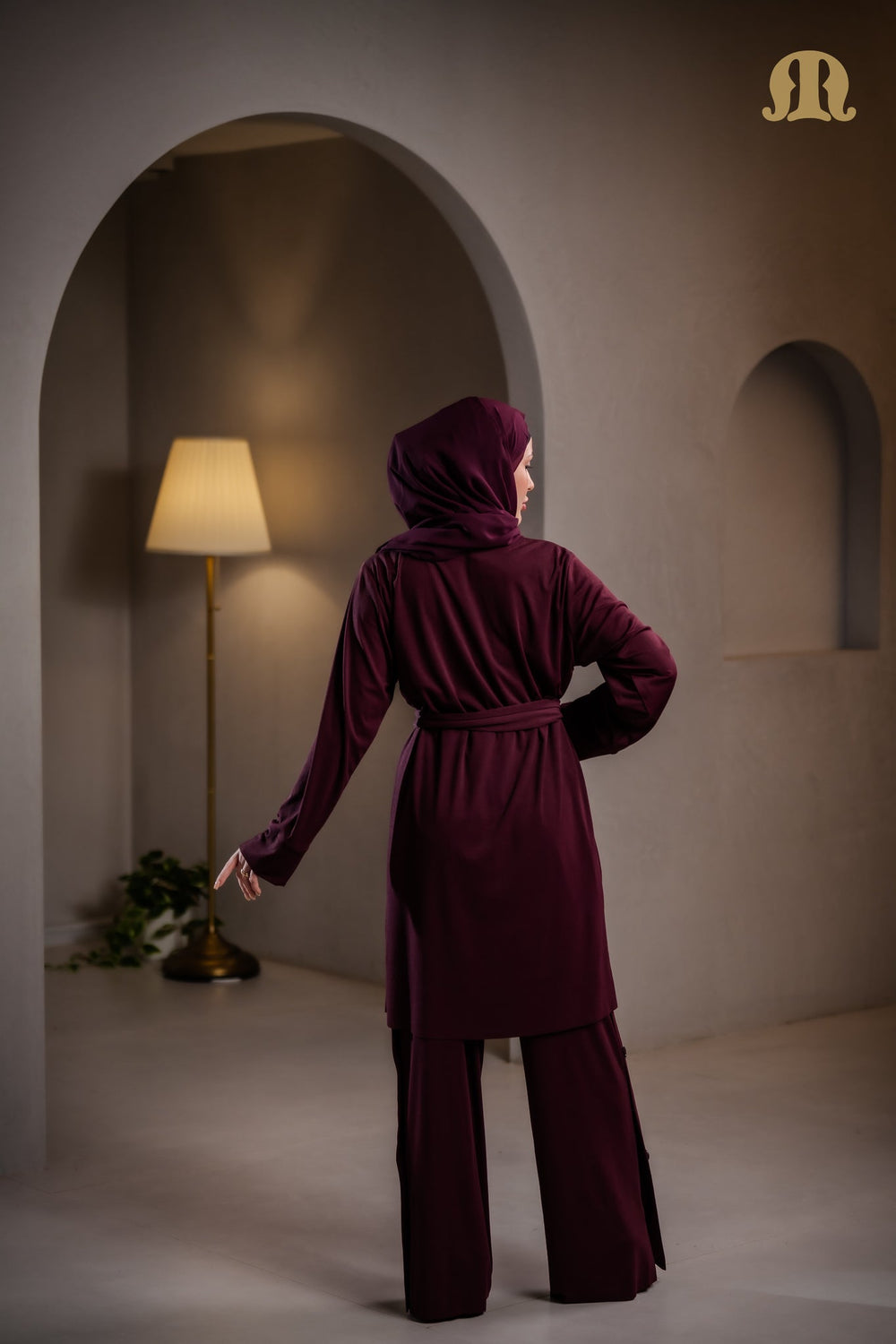 Kestane Co-Ord Set Maroon