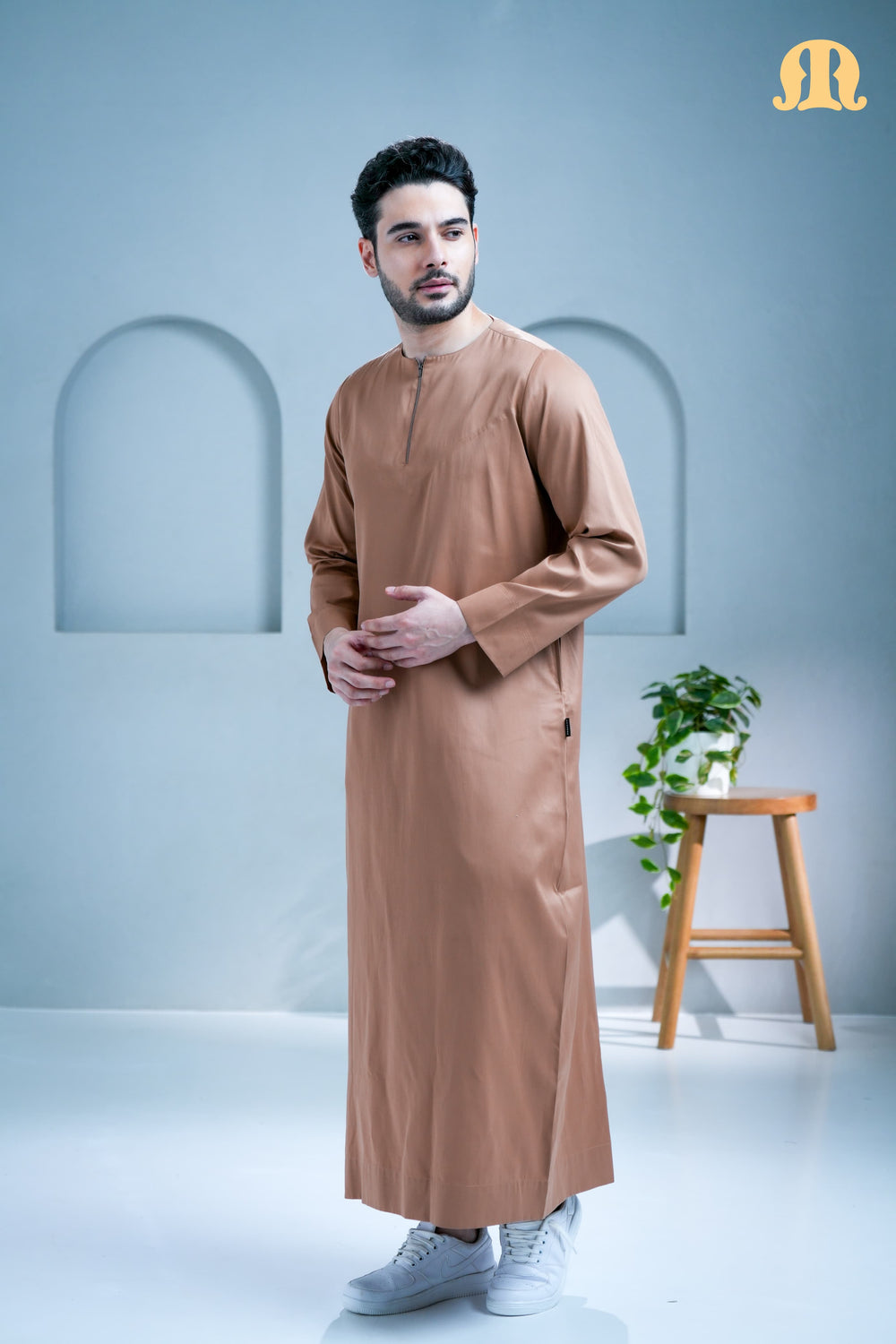 Mashroo Classics Omani Thobe Brown