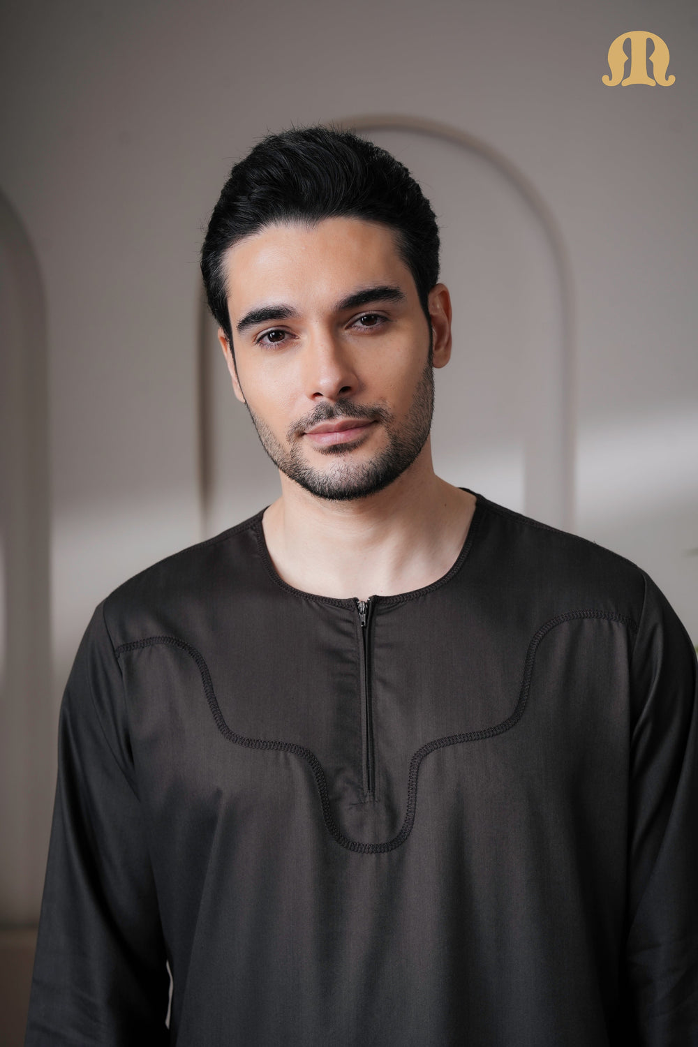 Kurvig Omani 2.0 Dark Brown Thobe Mens