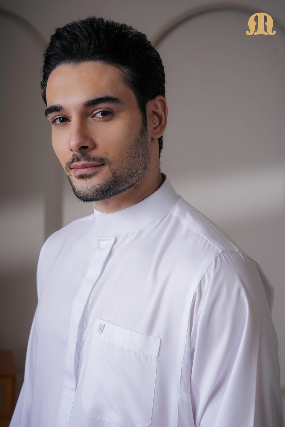 Kurvig Saudi 2.0 White Thobe Mens