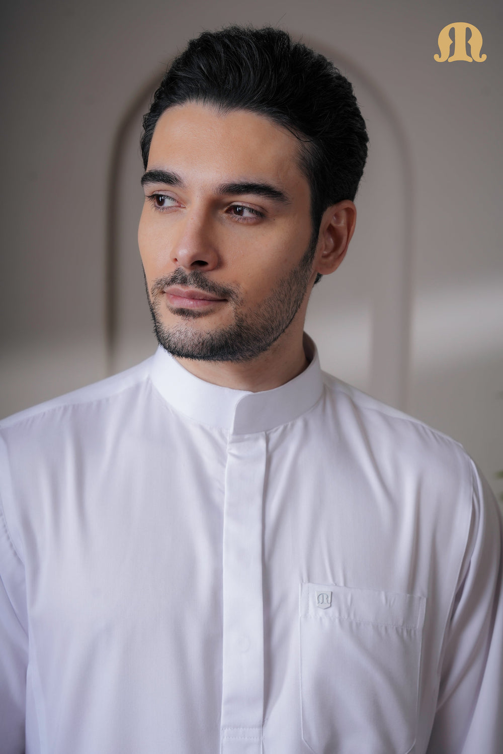 Kurvig Saudi 2.0 White Thobe Mens