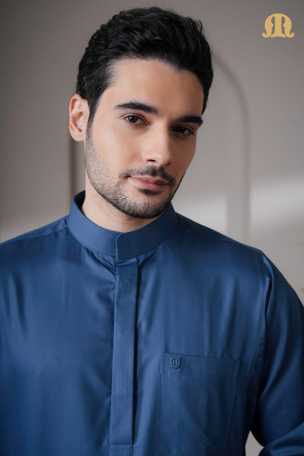 Kurvig Saudi 2.0 Blue Thobe Mens