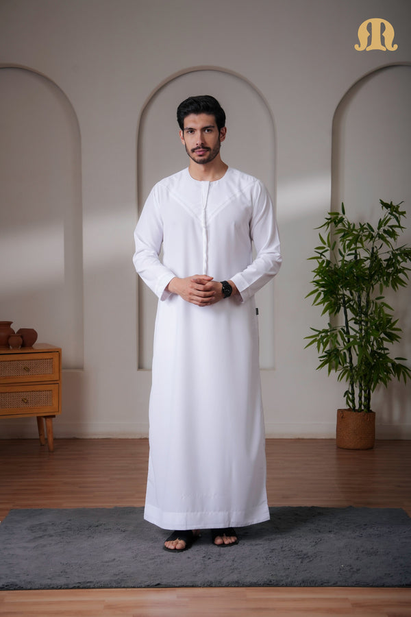 Yalin Emrati White Thobe Mens