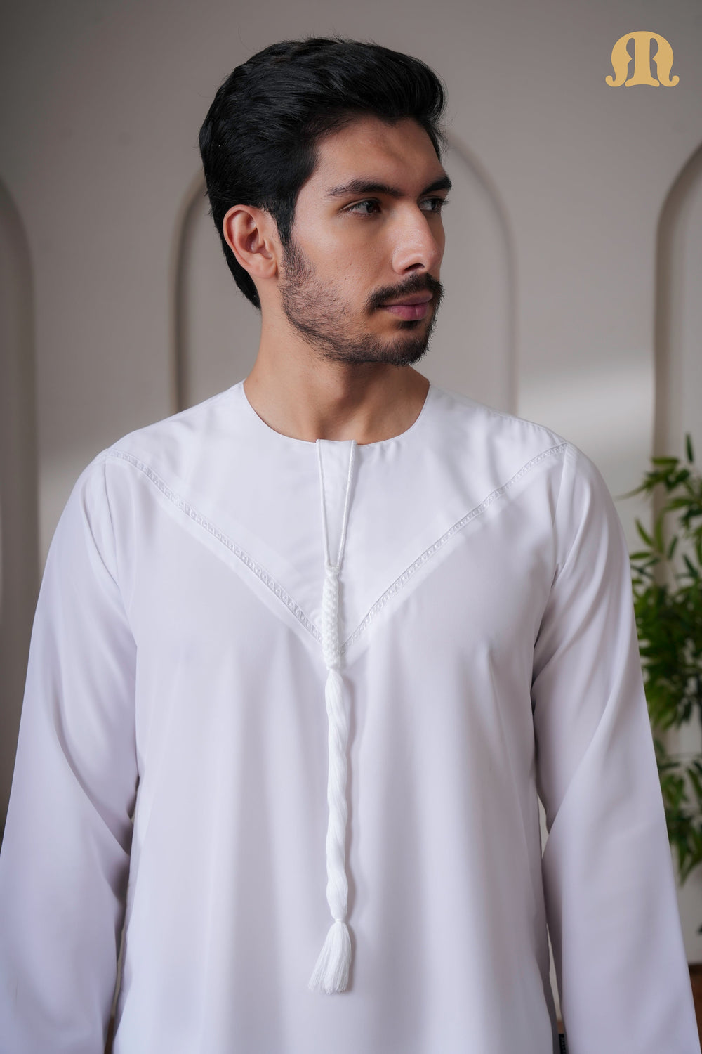 Yalin Emrati White Thobe Mens
