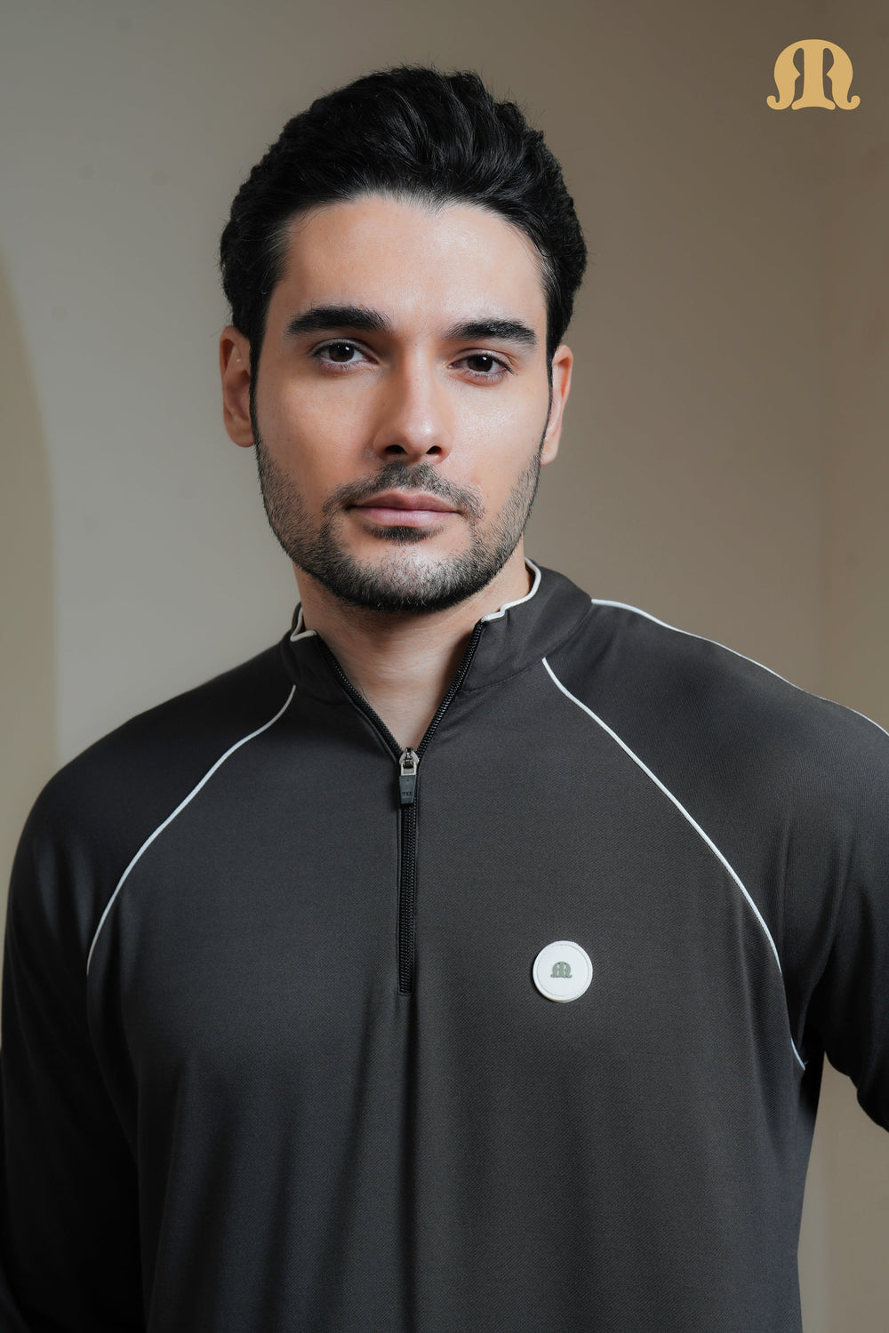 Green Gering Knitted Thobe Mens