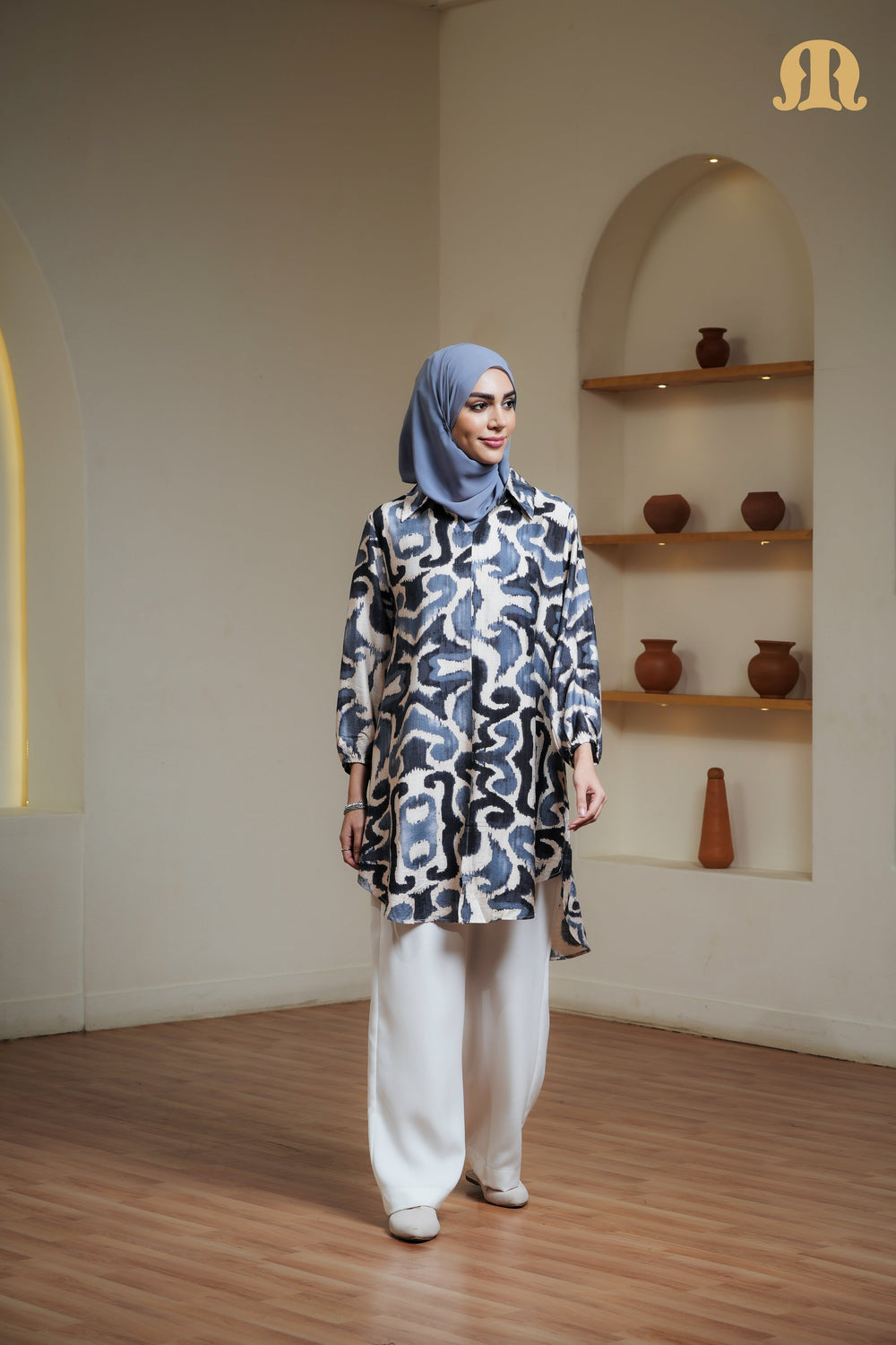 SAHARA TUNIC BLUE
