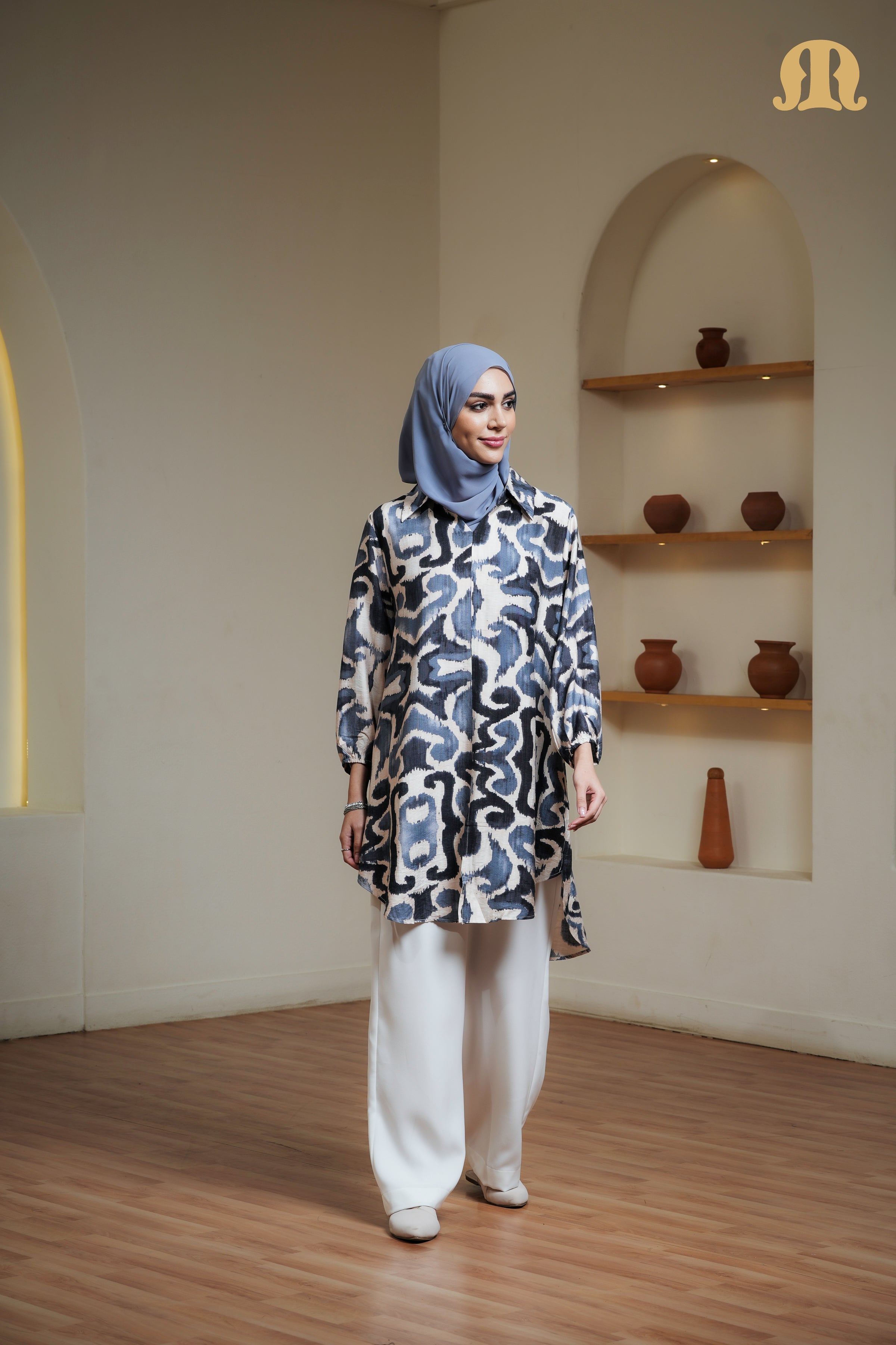 SAHARA TUNIC BLUE