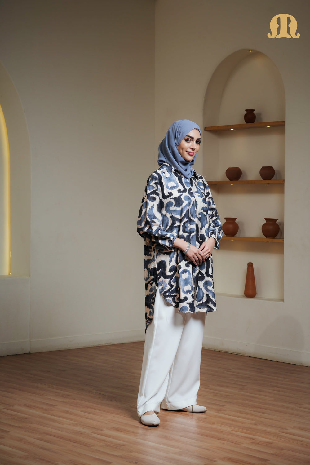 SAHARA TUNIC BLUE
