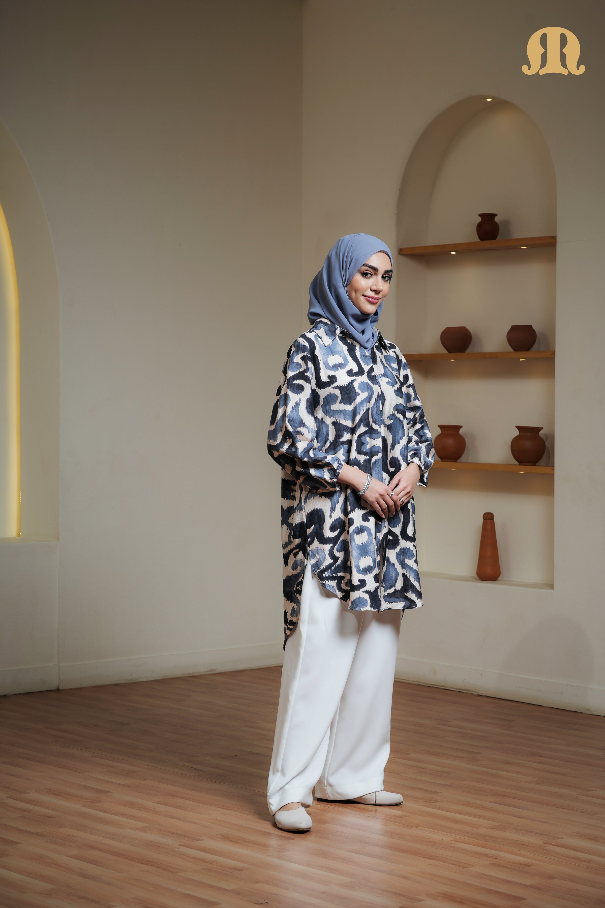 SAHARA TUNIC BLUE