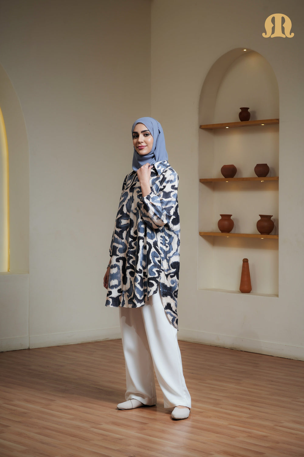 SAHARA TUNIC BLUE