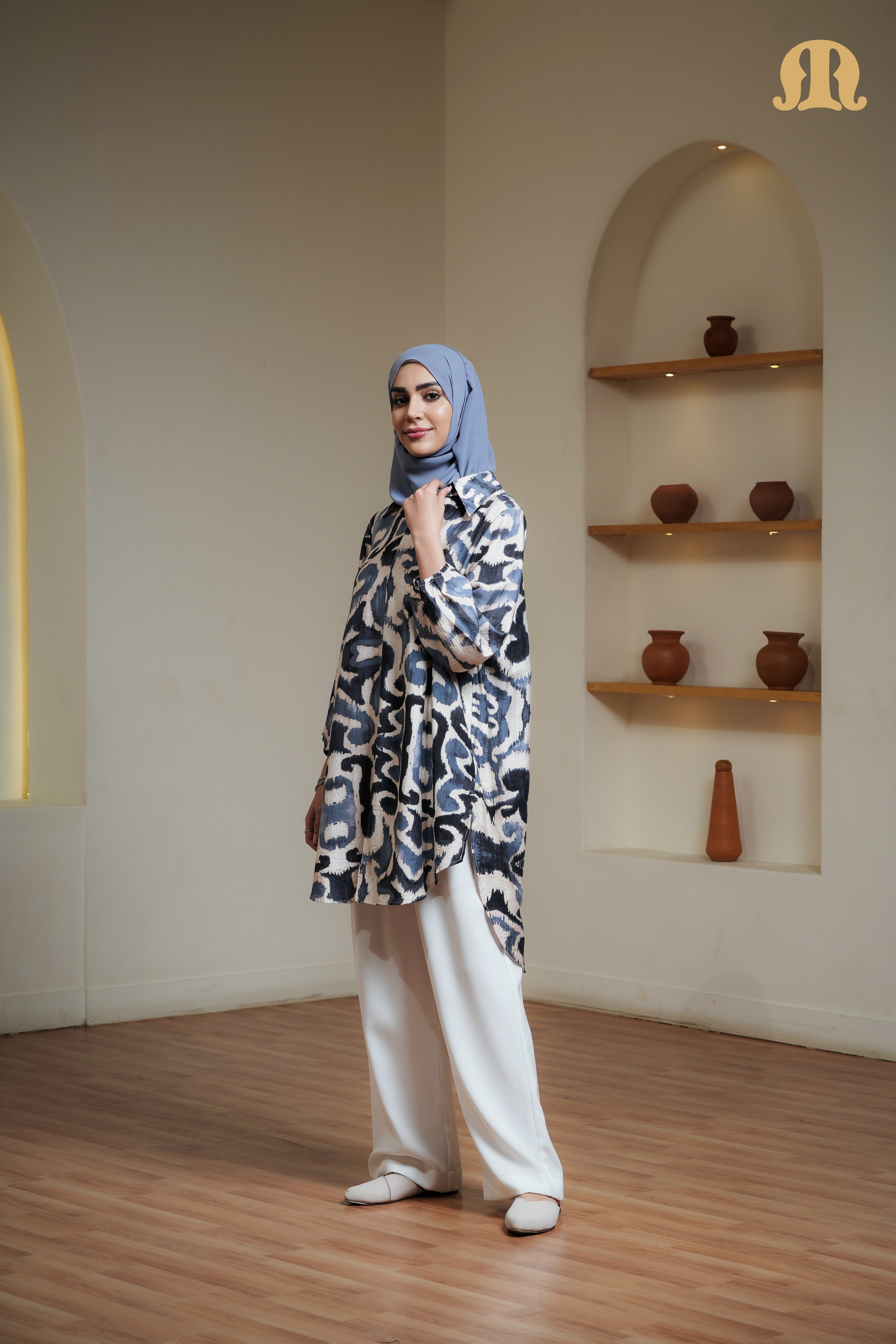 SAHARA TUNIC BLUE