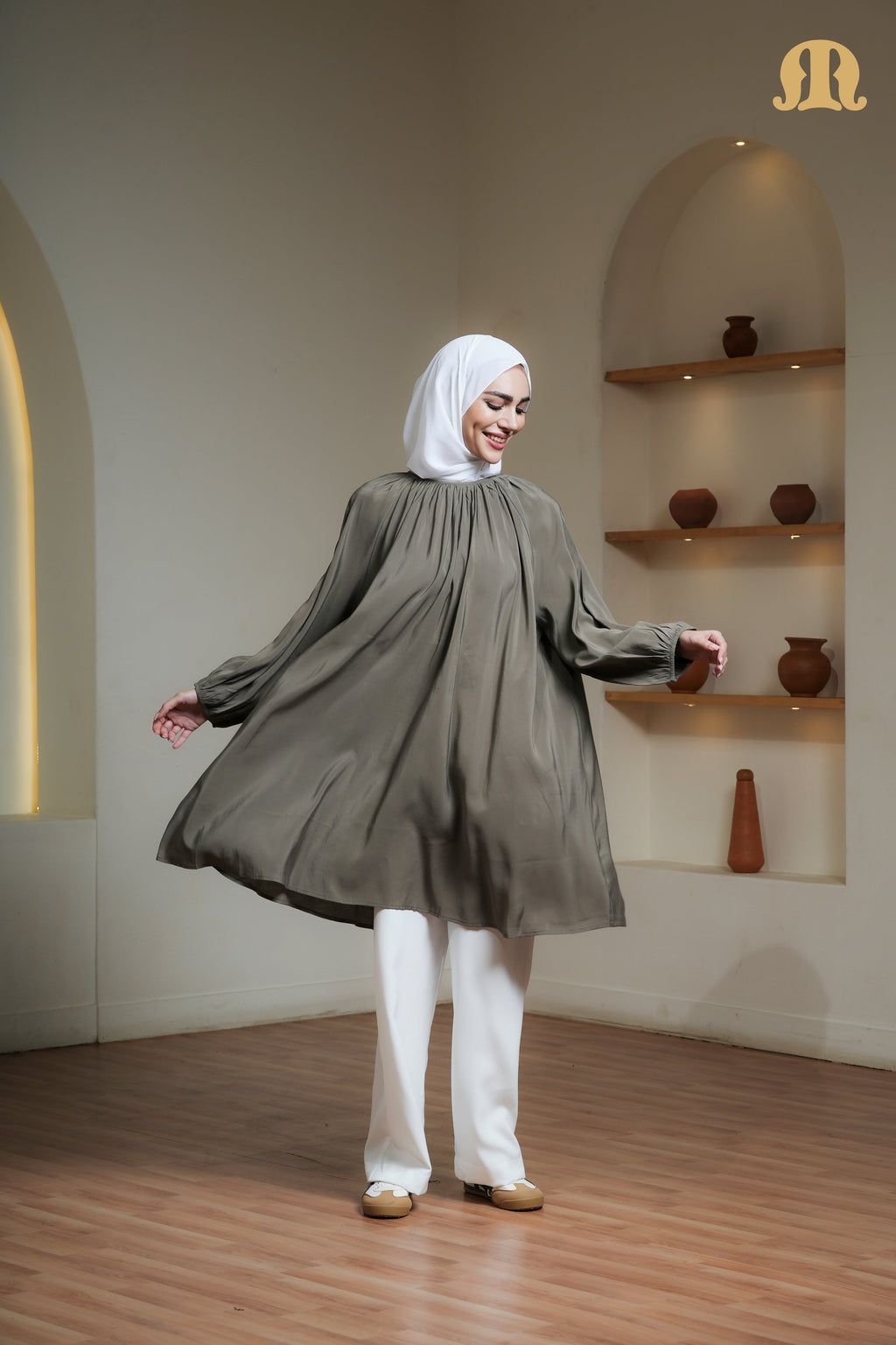 ZARIYA TUNIC COFFEE