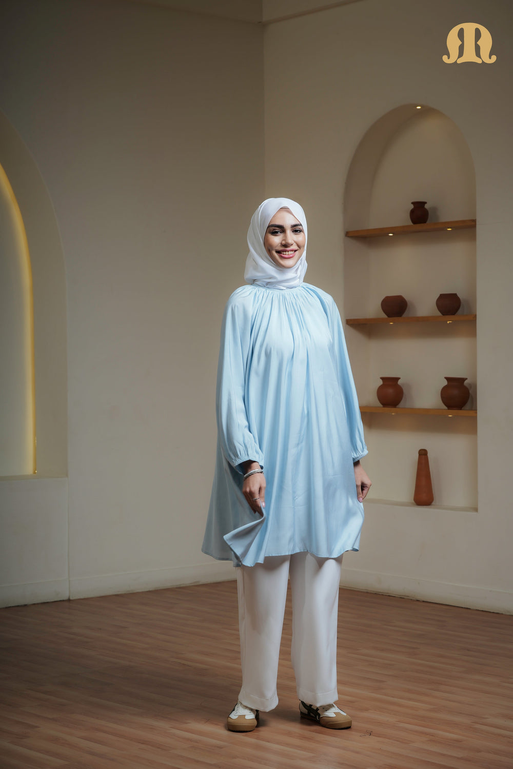 ZARIYA TUNIC BLUE