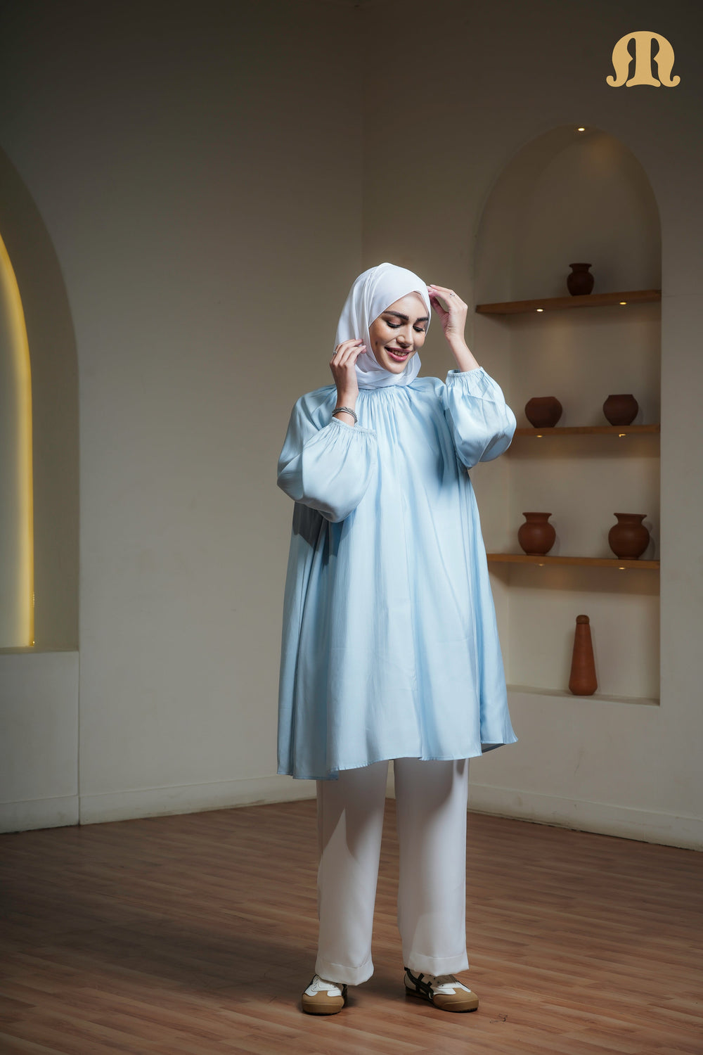 ZARIYA TUNIC BLUE