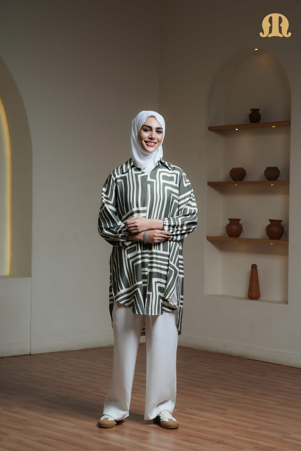 SAHARA  TUNIC GREEN