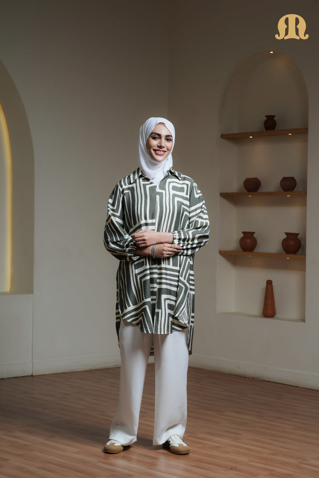SAHARA  TUNIC GREEN
