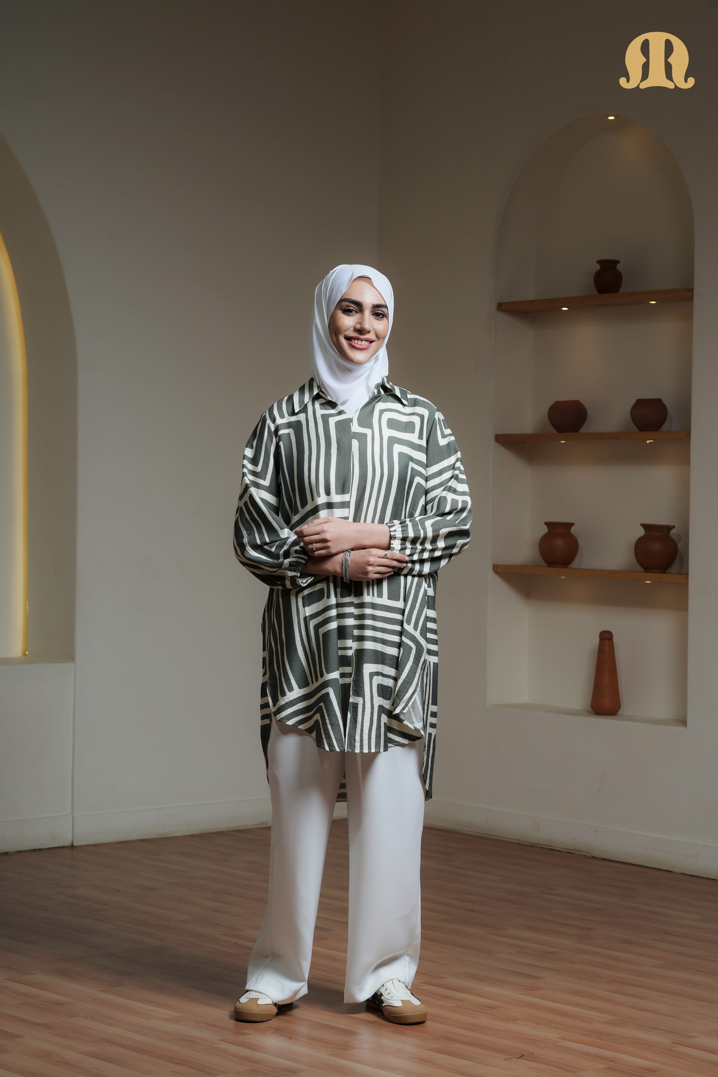 SAHARA  TUNIC GREEN