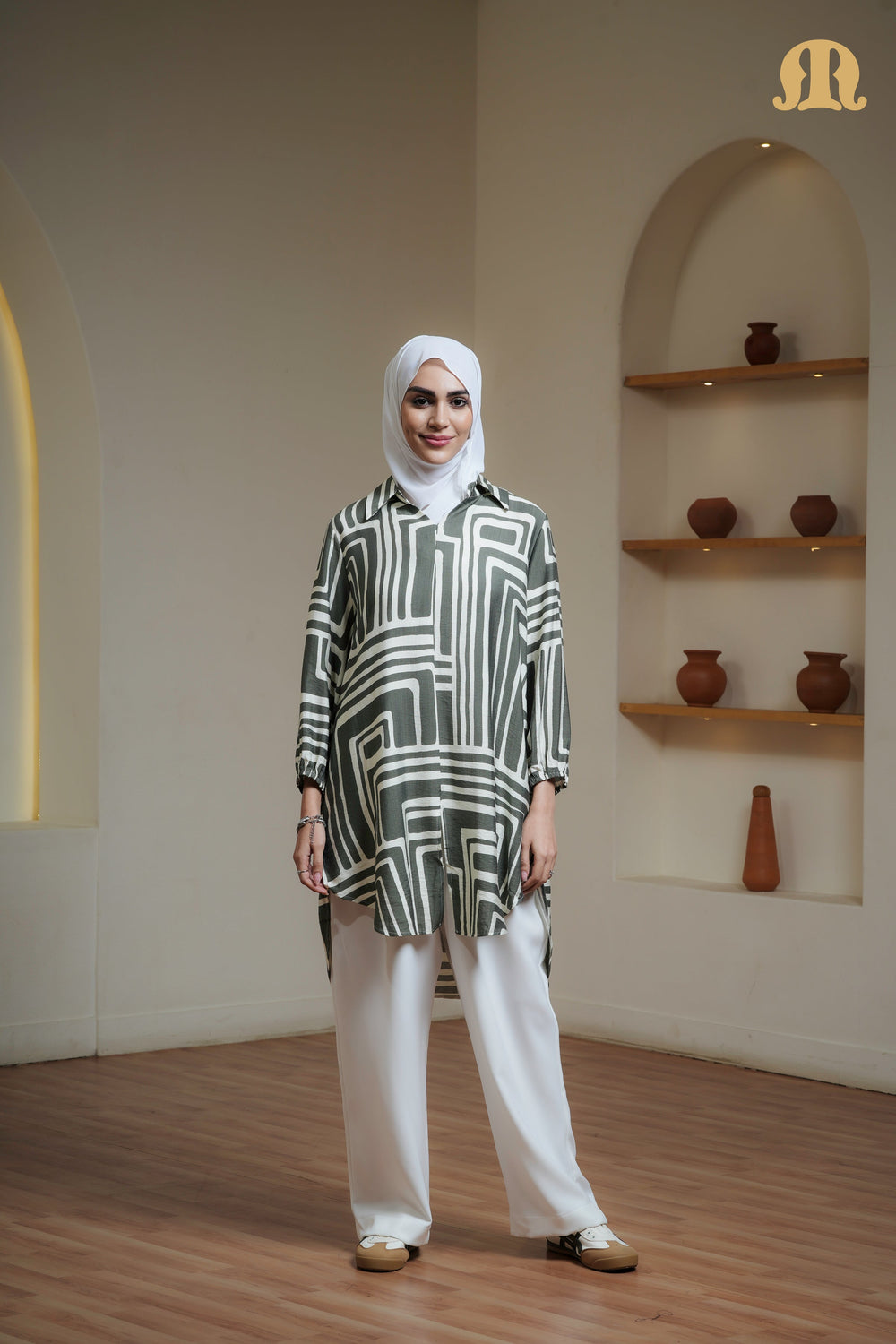 SAHARA  TUNIC GREEN