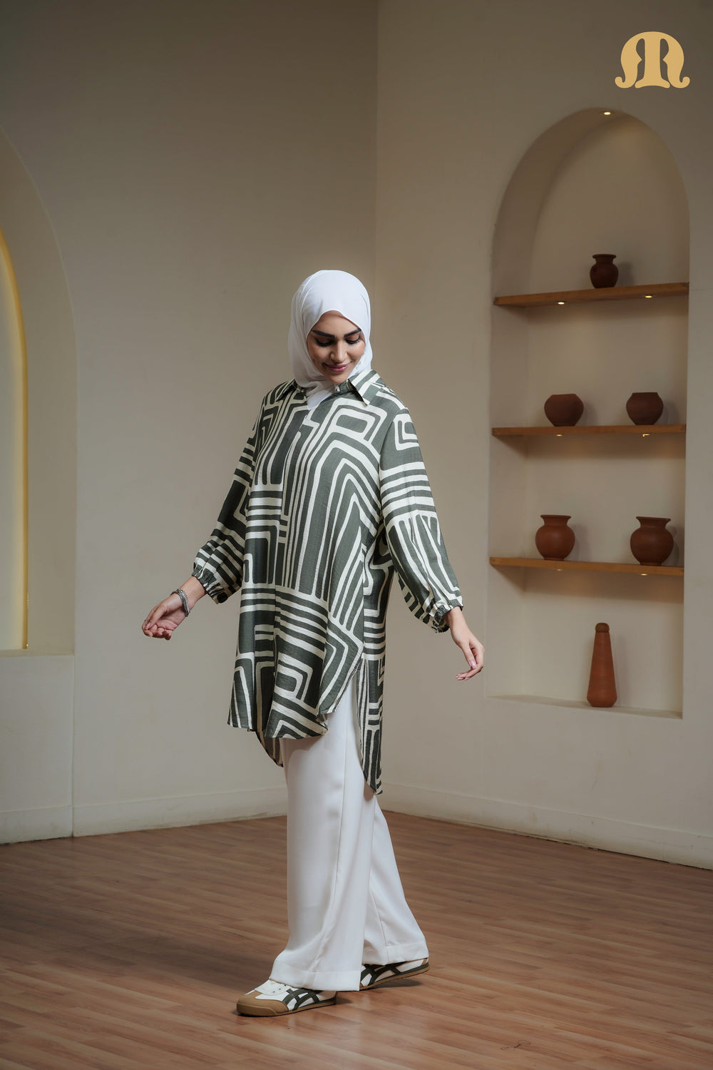SAHARA  TUNIC GREEN