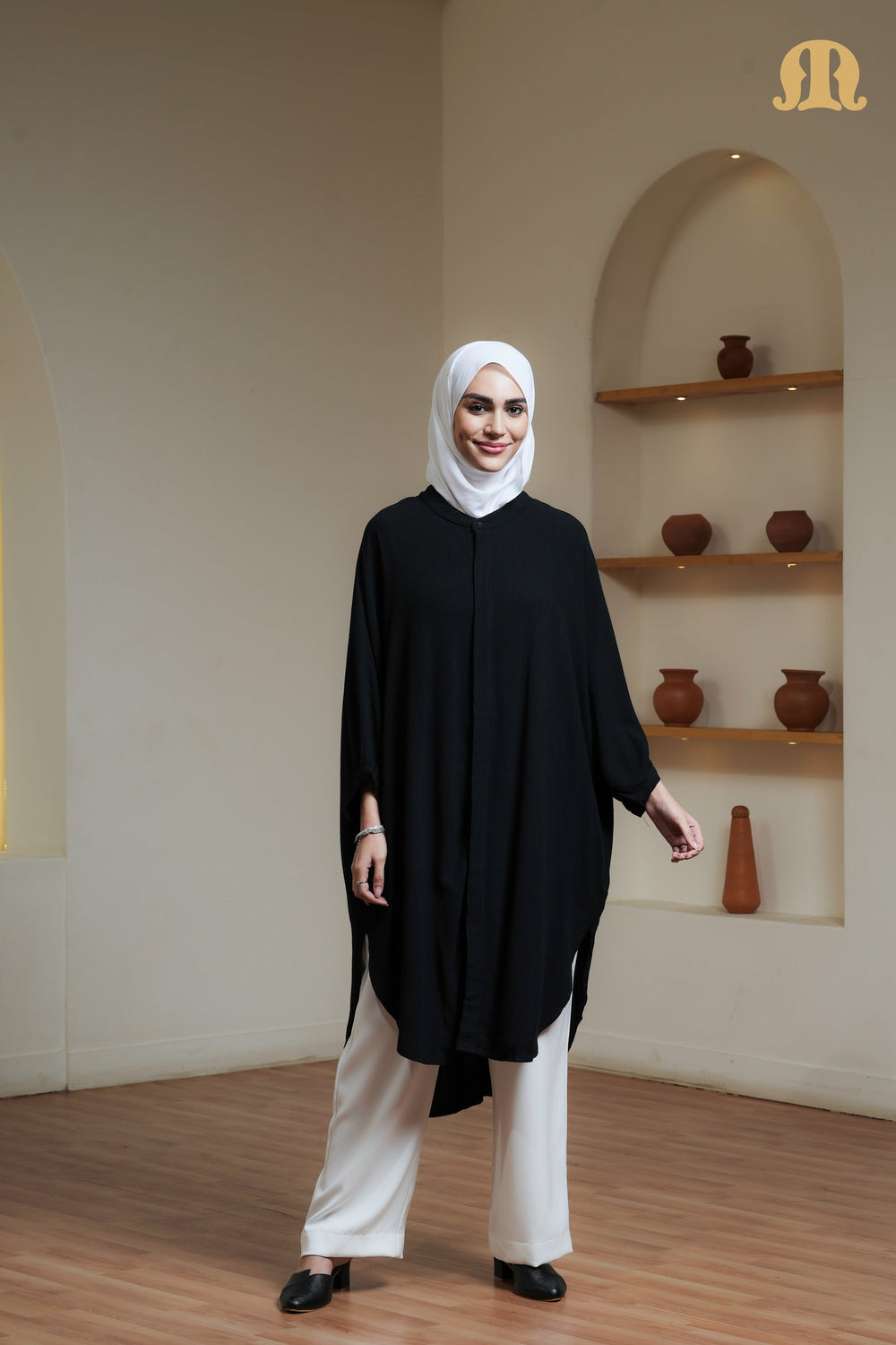 AMANI TUNIC BLACK CHT06