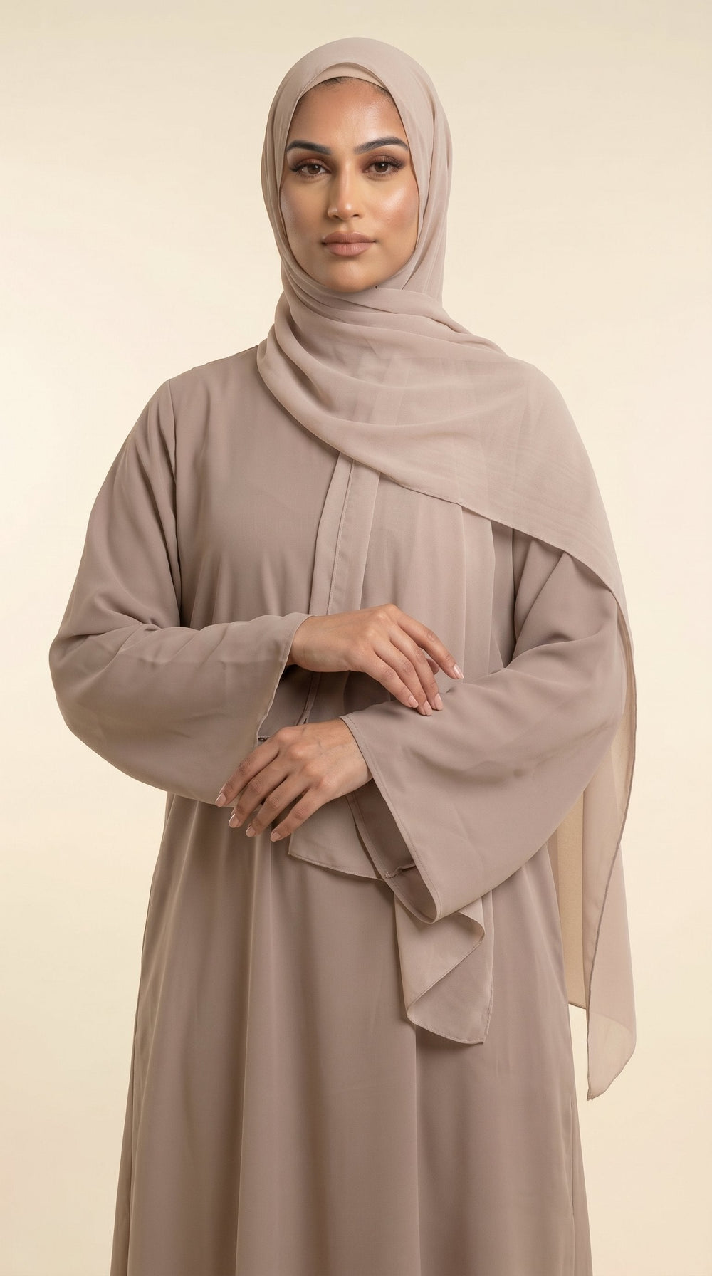 Premium Soft Chiffon Hijab | Sand Beige