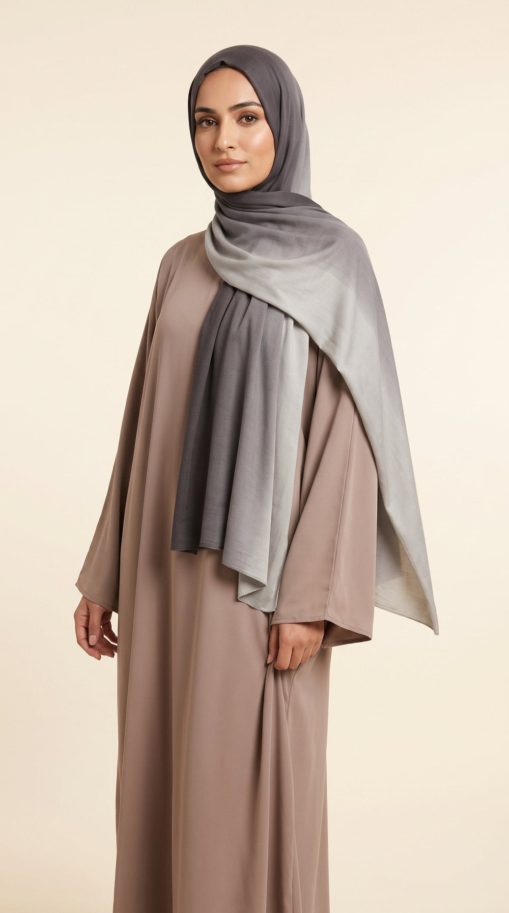 Premium Ombre Modal Hijab | Grey