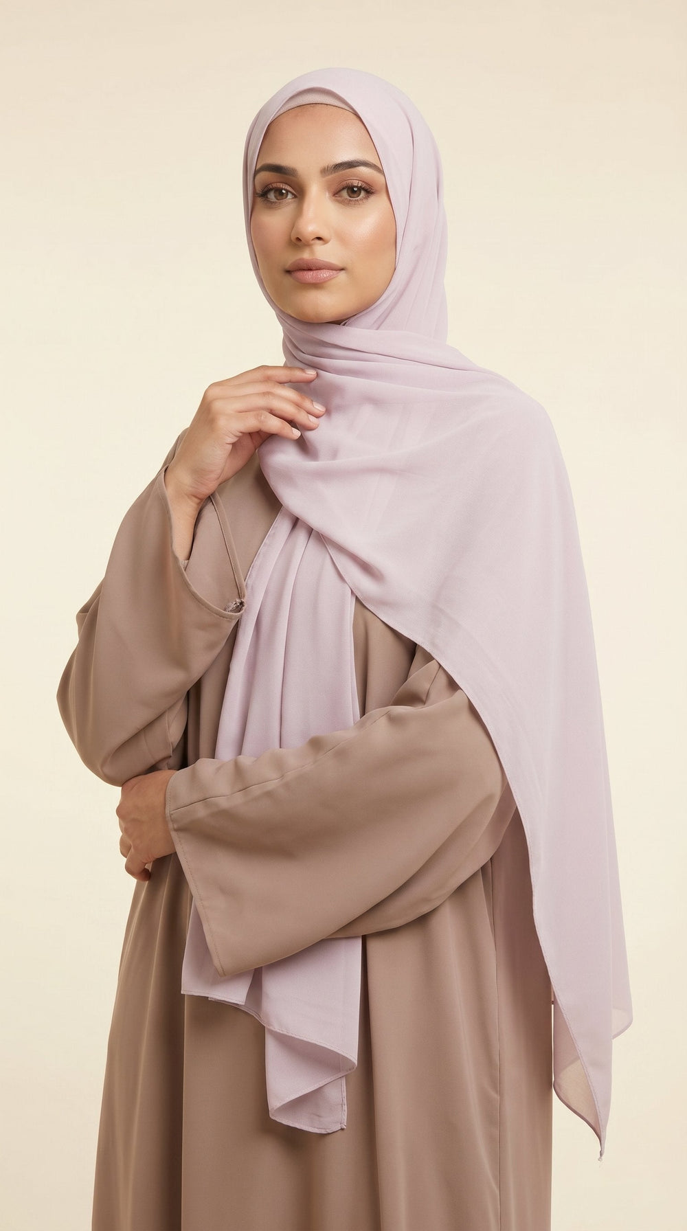 Premium Soft Chiffon Hijab | Lilac Mist