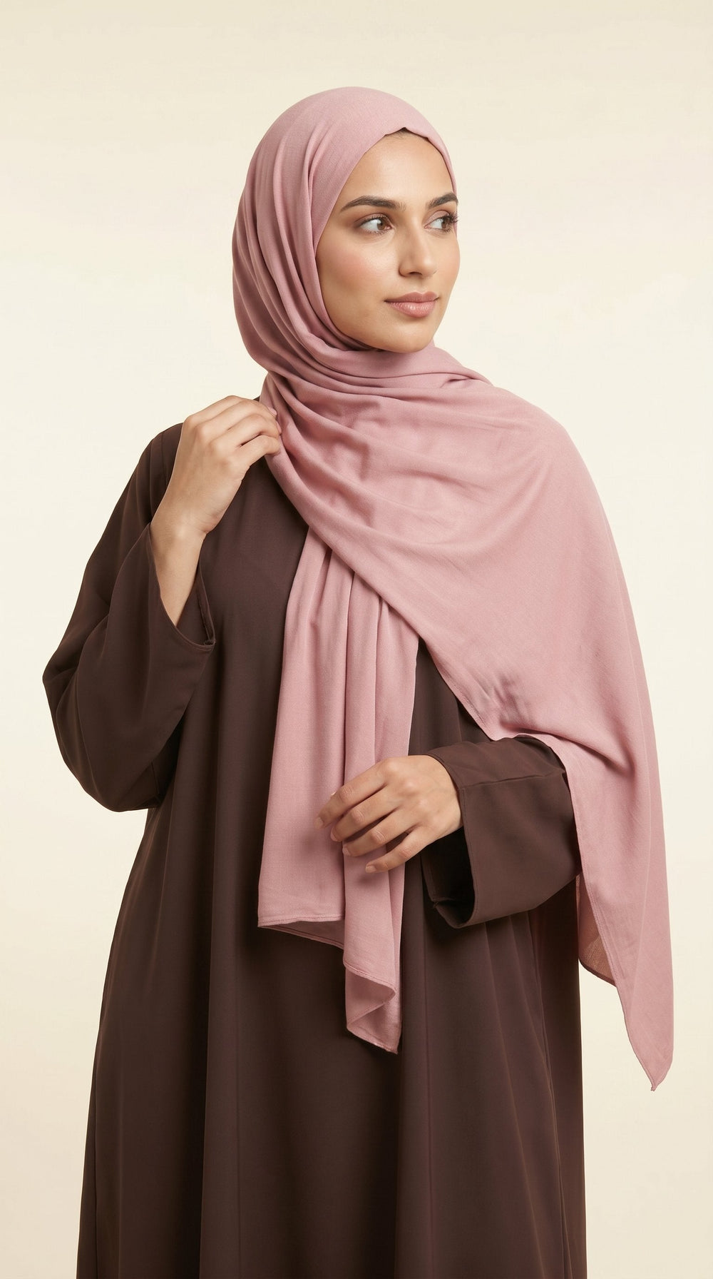 Premium Modal Rayon Hijab | Rose Blush