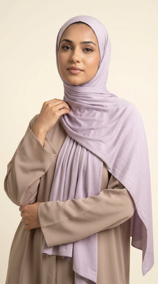 Premium Modal Rayon Hijab | Lavender Mist